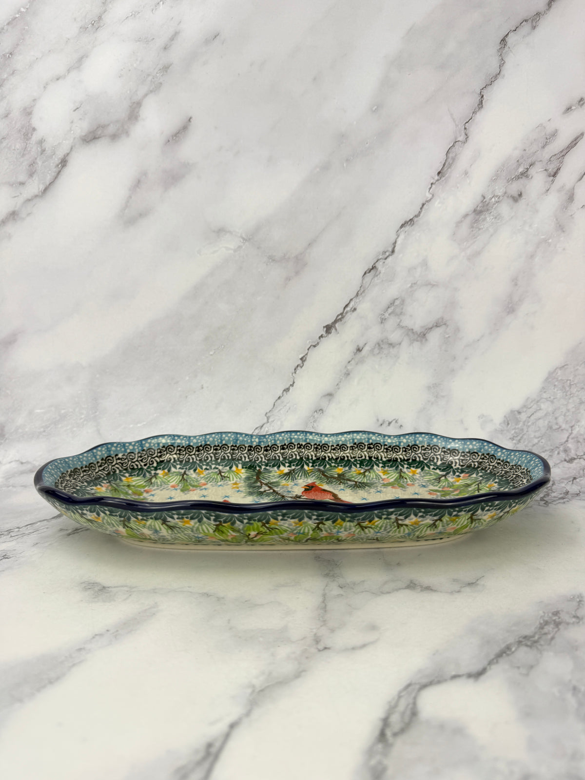 Scalloped Unikat Tray - Shape A42 - Pattern U5357