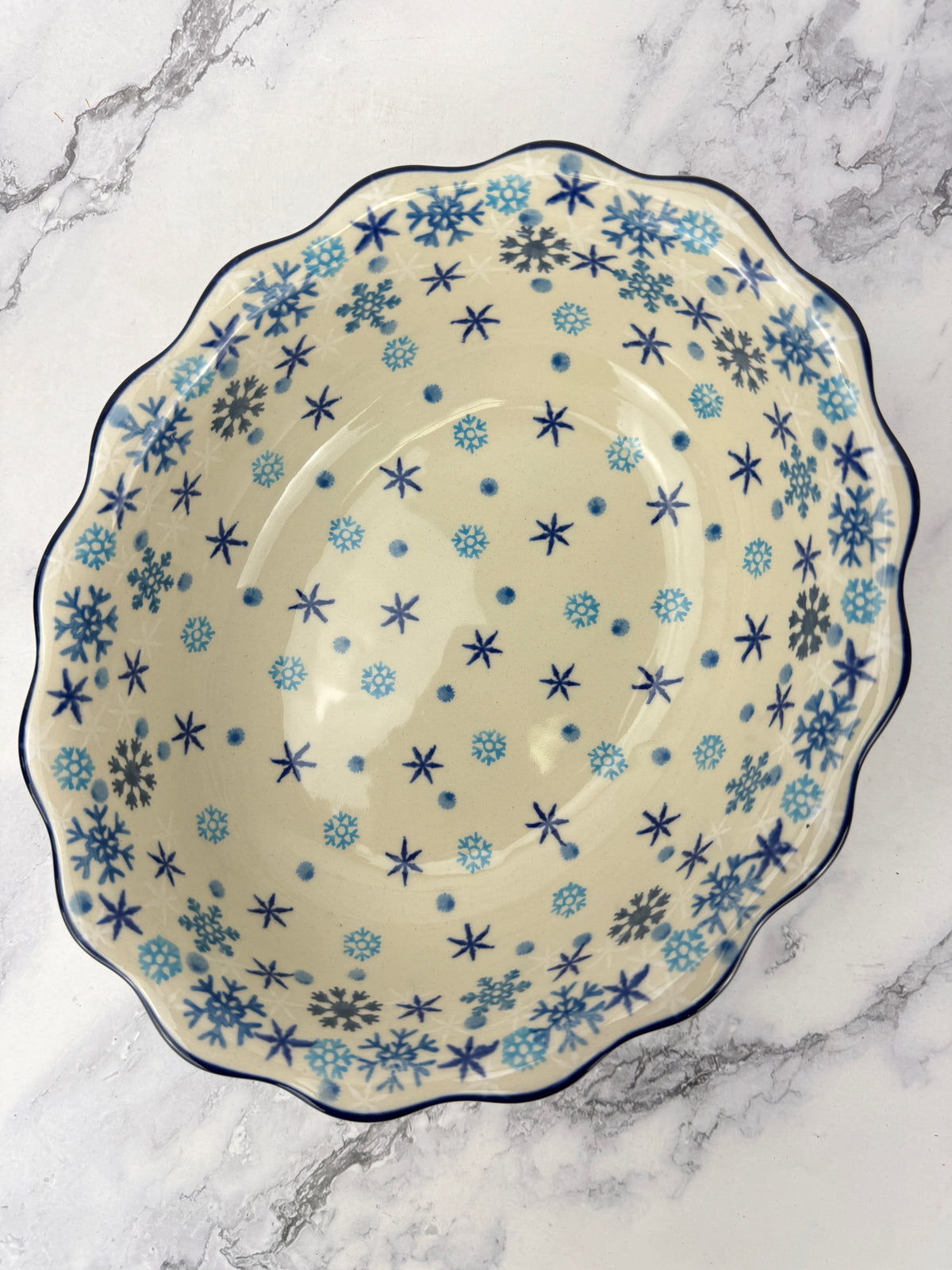 Scalloped Oval Bowl - Shape D78 - Pattern 2782