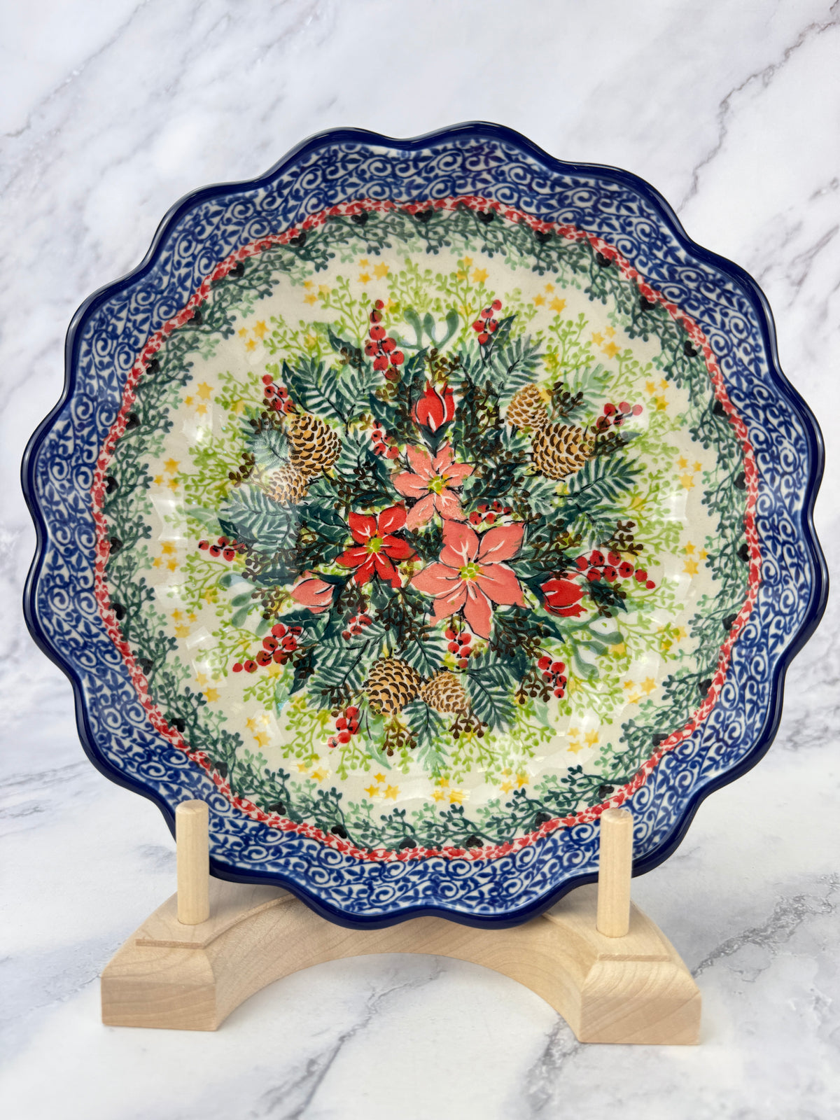 Unikat Scalloped Bowl - Shape 974 - Pattern U5347