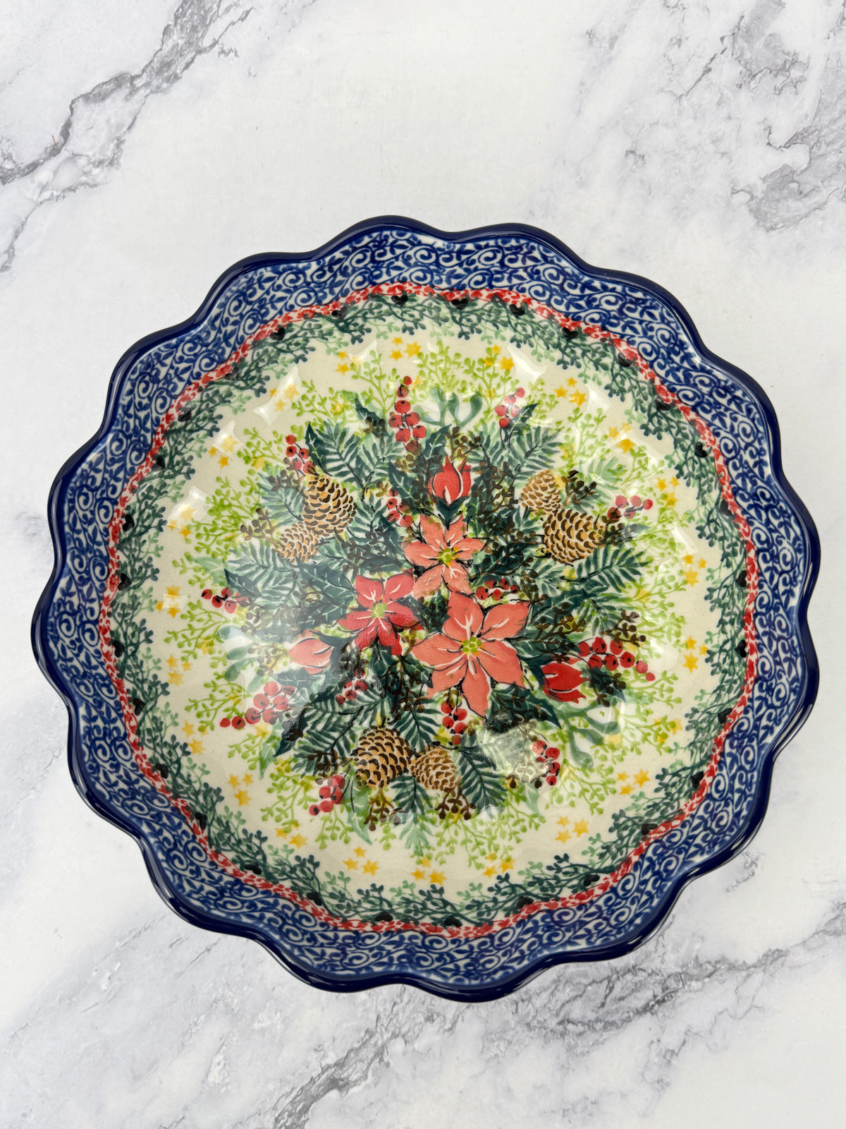 Unikat Scalloped Bowl - Shape 974 - Pattern U5347