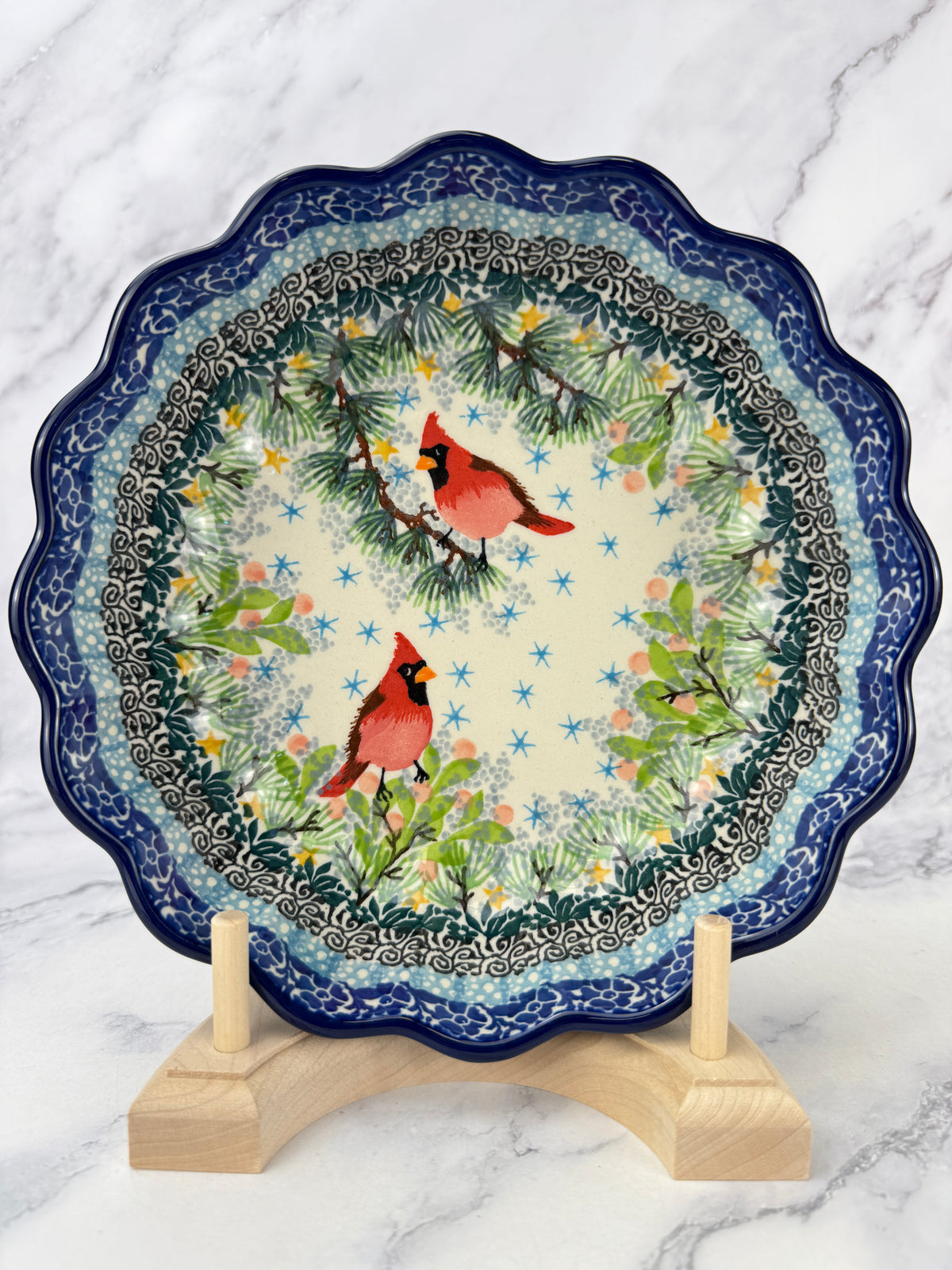 Unikat Scalloped Bowl - Shape 974 - Pattern U5357