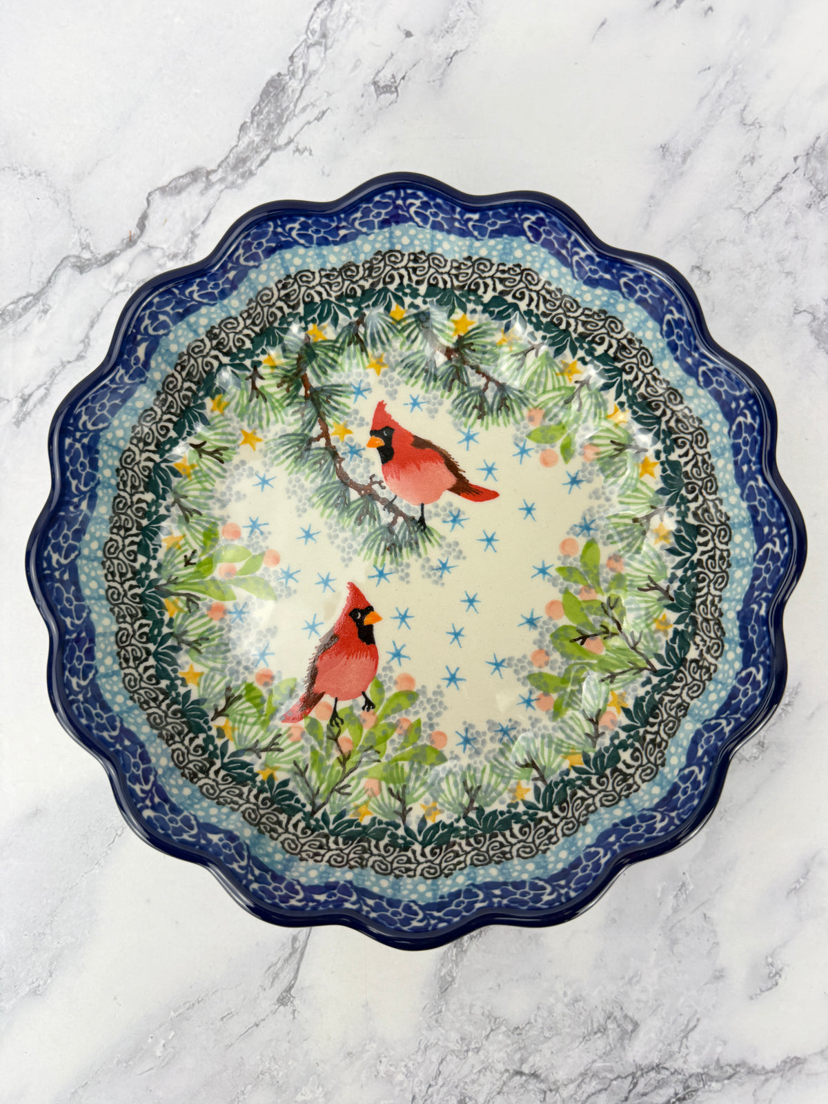 Unikat Scalloped Bowl - Shape 974 - Pattern U5357