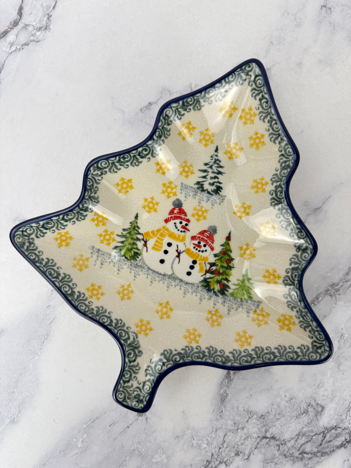 Unikat Christmas Tree Plate - Shape 926 - Pattern U5324