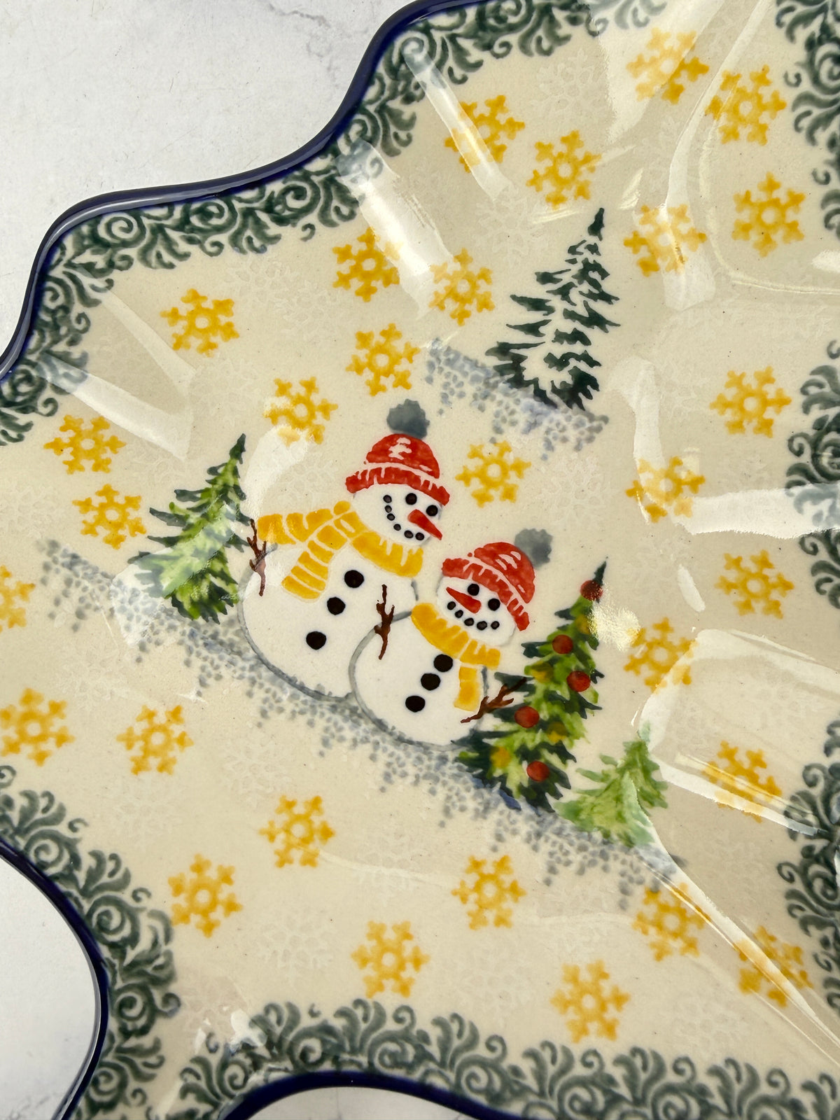Unikat Christmas Tree Plate - Shape 926 - Pattern U5324