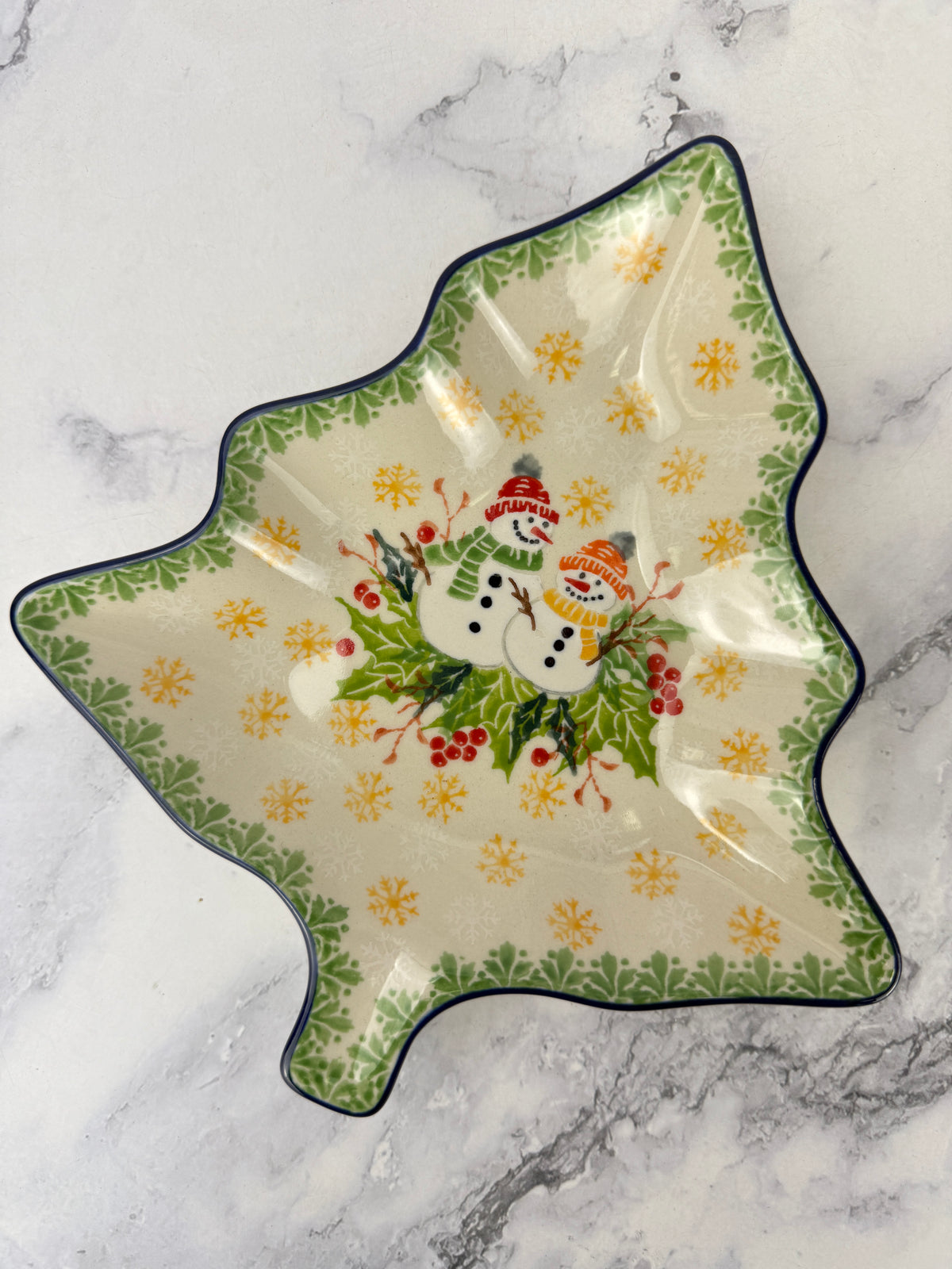 Unikat Christmas Tree Plate - Shape 926 - Pattern U5323