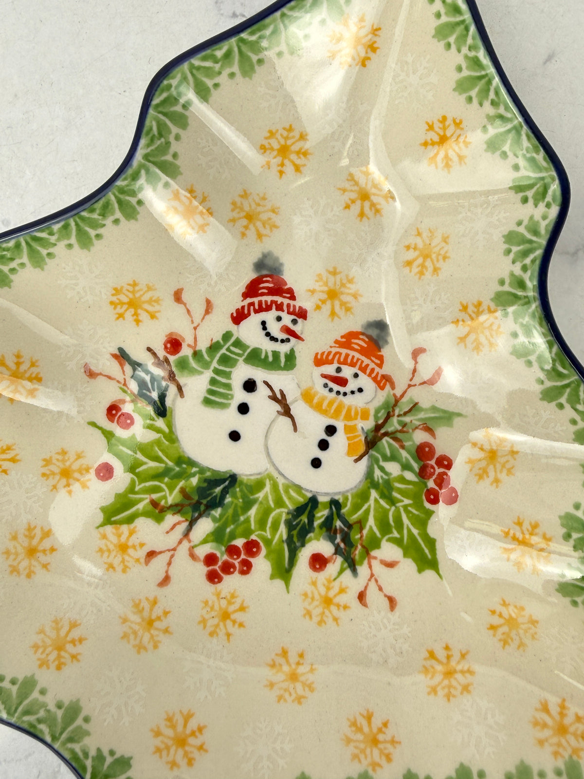 Unikat Christmas Tree Plate - Shape 926 - Pattern U5323