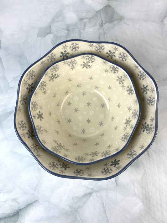 Large Wavy Serving Bowl - Shape 692 - Pattern 2712