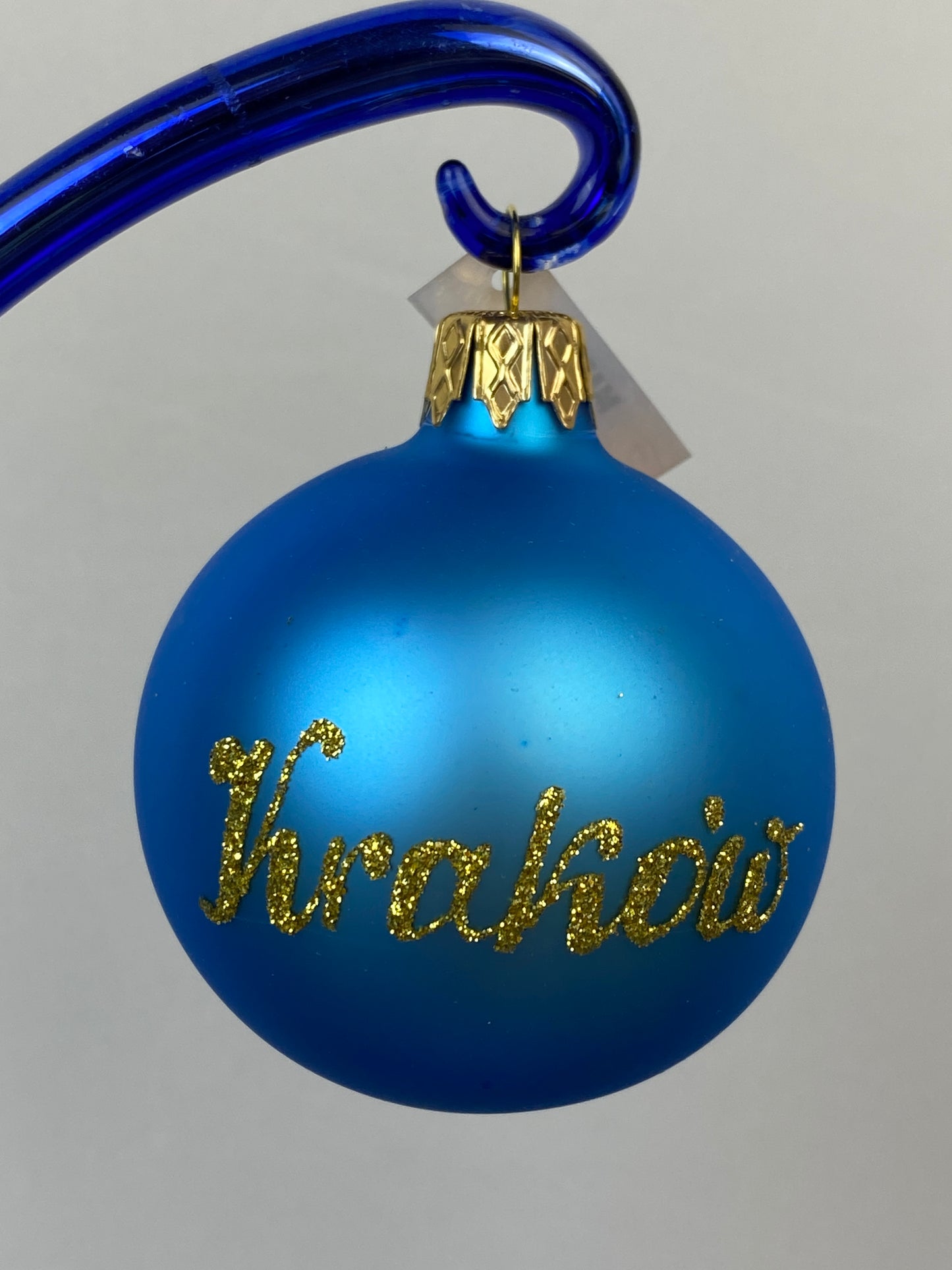 Glass Ball Ornament - Light Blue
