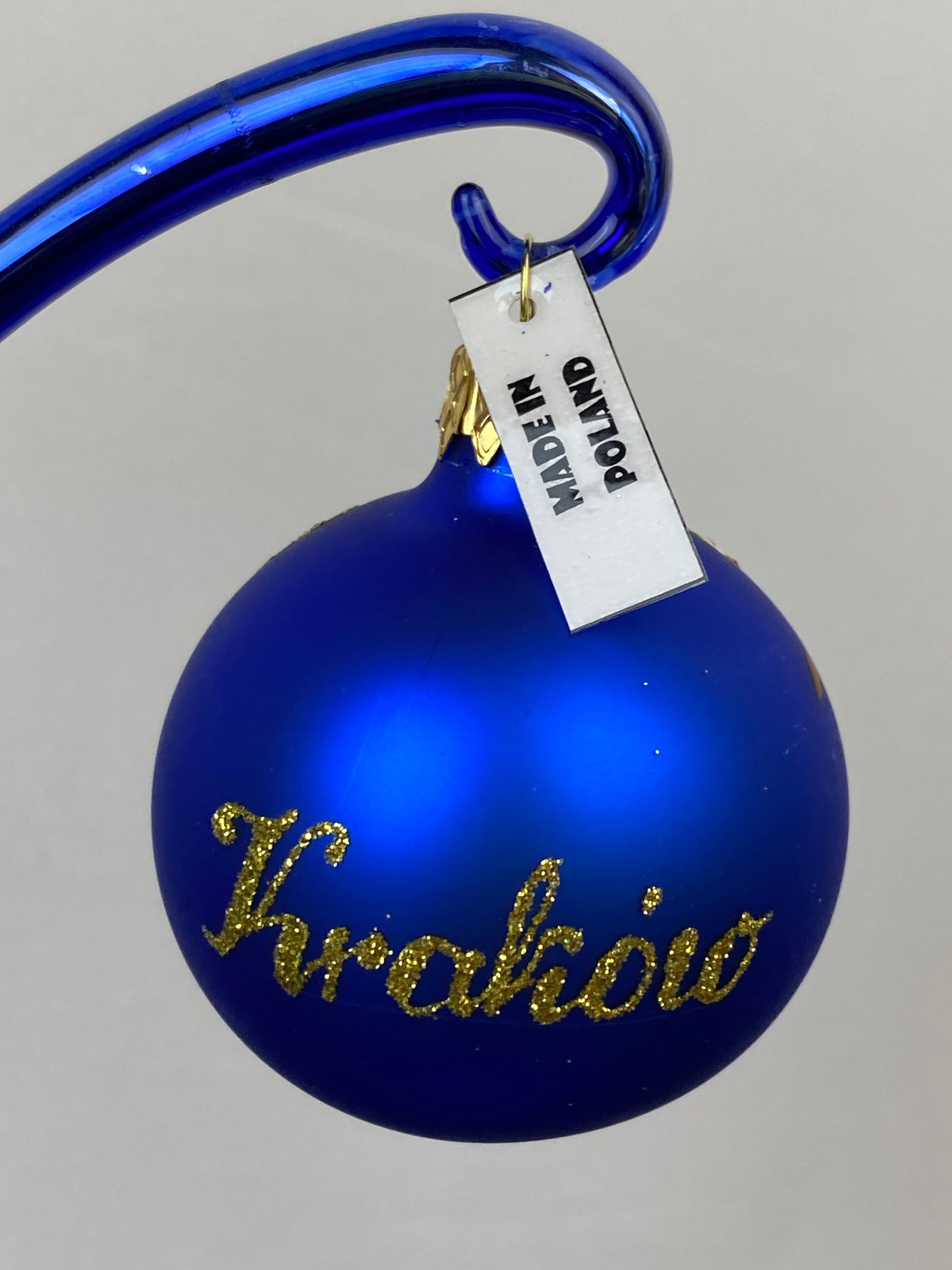 Glass Ball Ornament - Dark Blue
