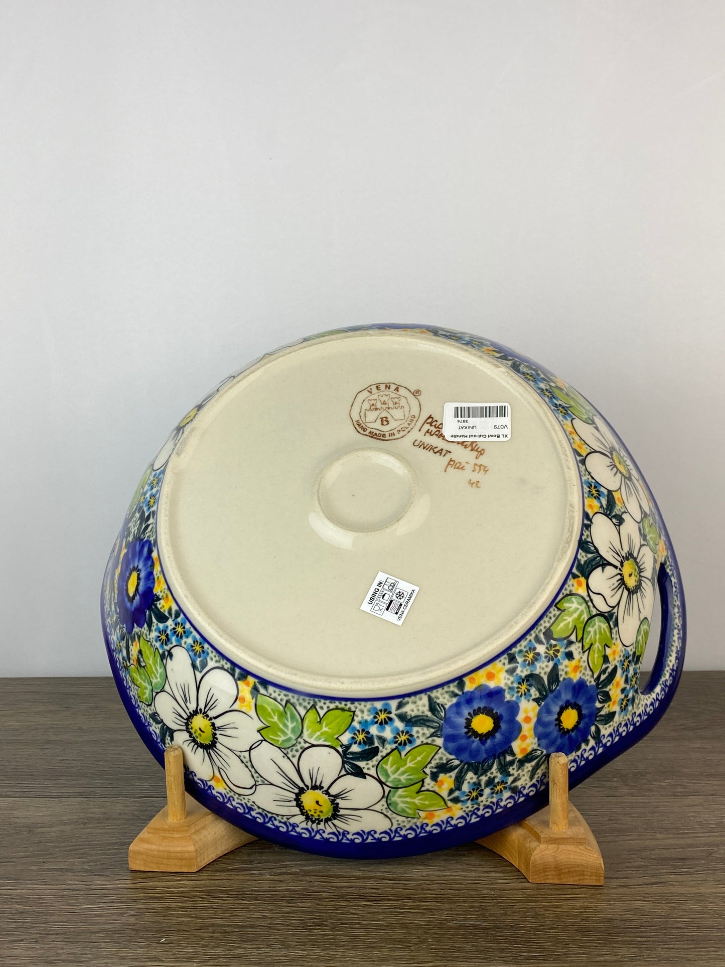 Vena XL Unikat Bowl with Handles - Shape V079 - Pattern A554