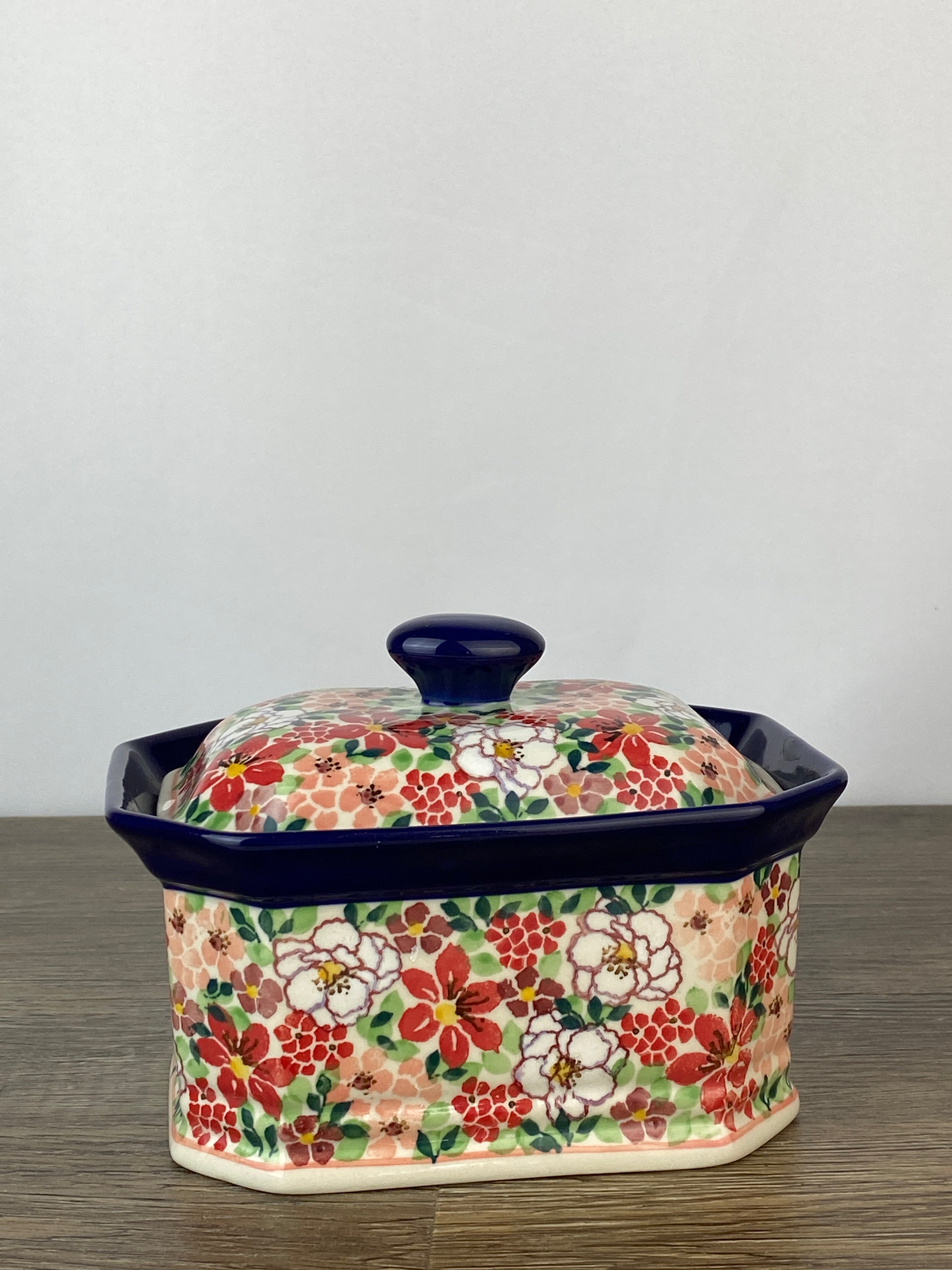 Small Unikat Cake Box - Shape 382 - Pattern U5004 – Polish Pottery Westlake