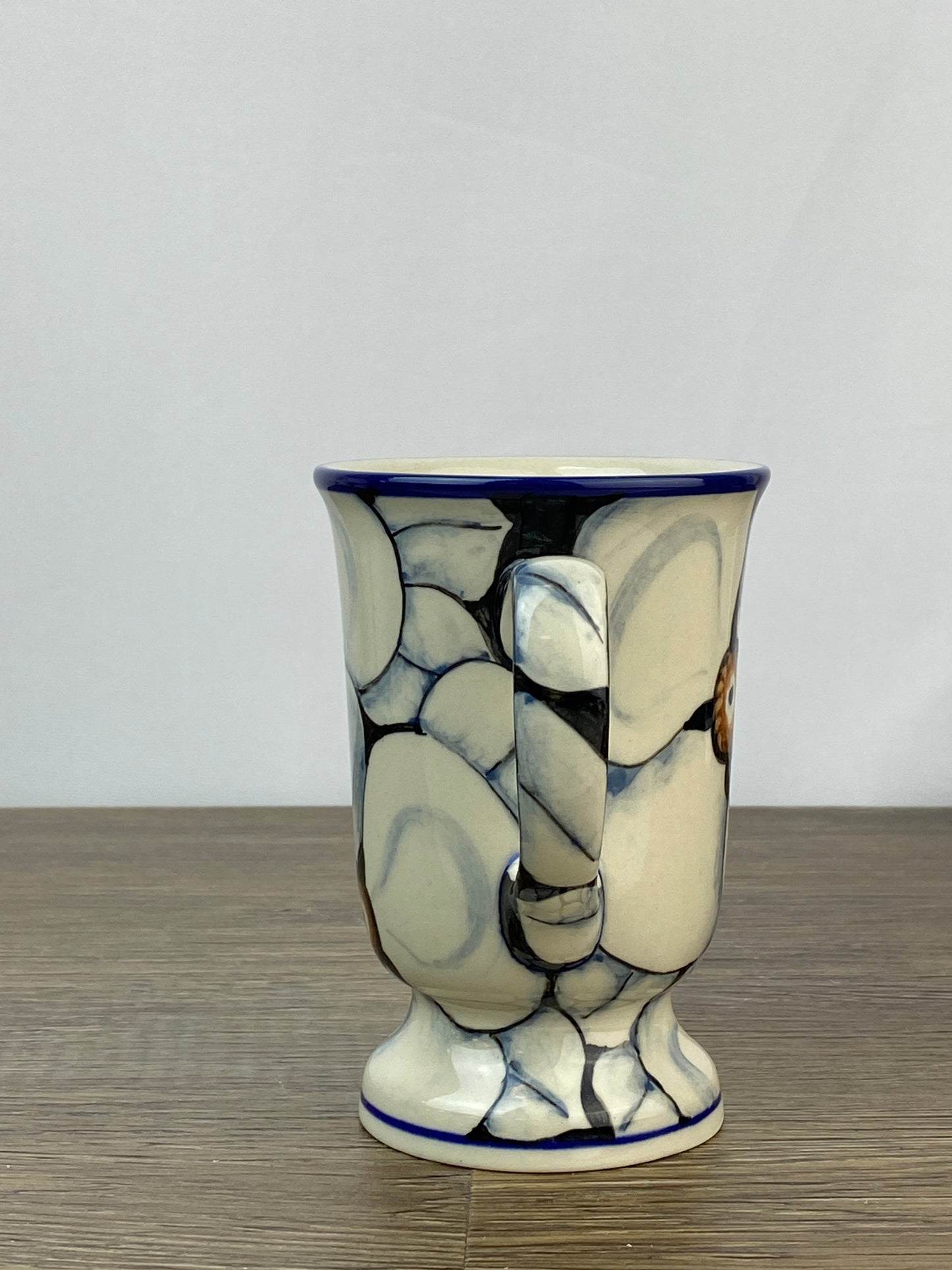 SALE 8oz Unikat Pedestal Mug - Shape 243 - Pattern U4638