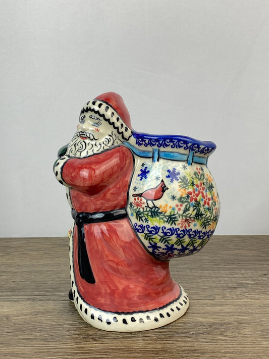 Large Unikat Santa Vase - Cardinal