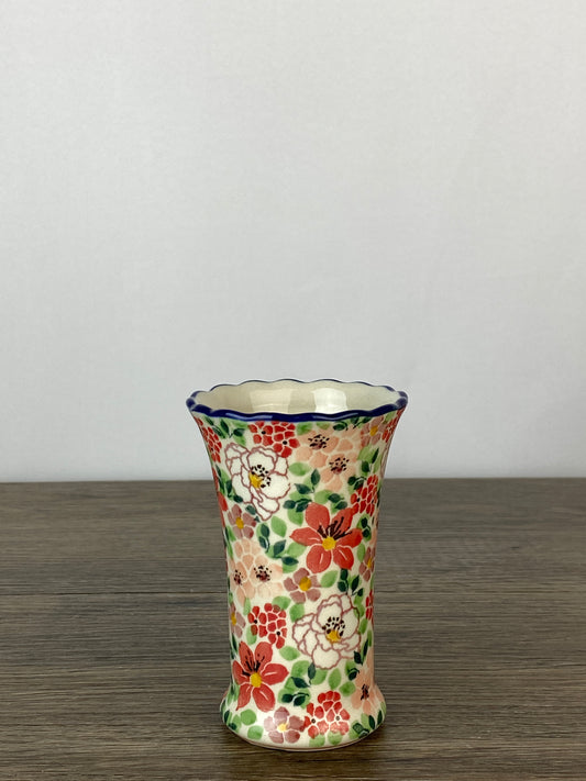 Ruffled Unikat Bud Vase - Shape 127 - Pattern U5004