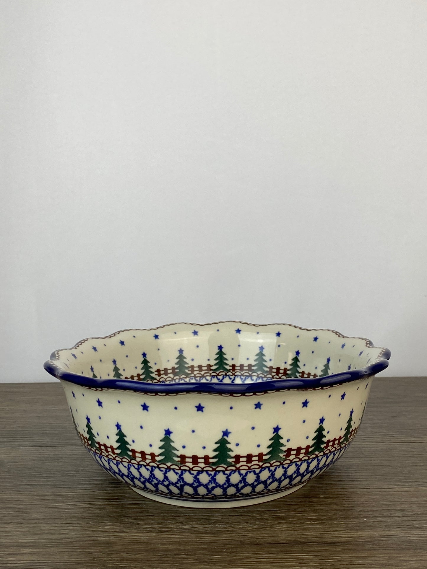 Scalloped Oval Bowl - Shape D78 - Pattern 340