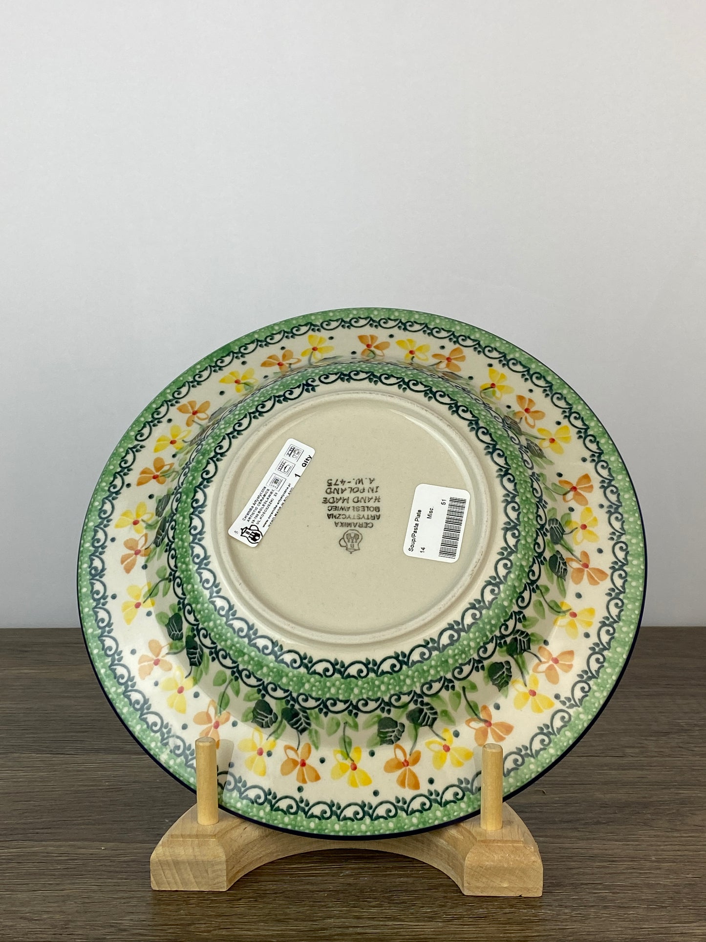 Soup / Pasta Plate - Shape 14 - Pattern 2669