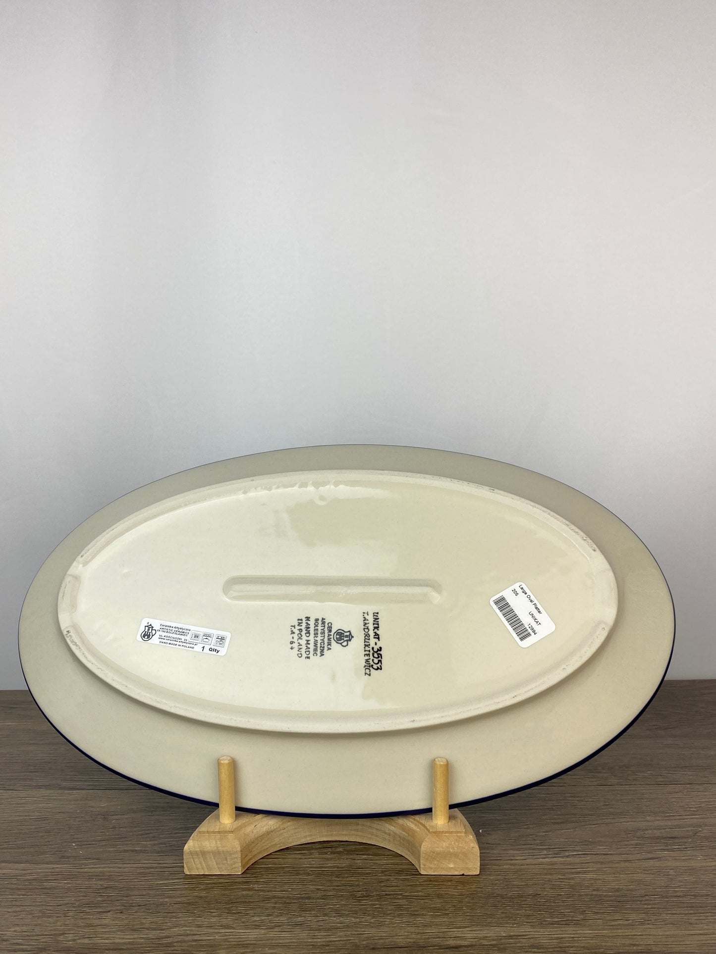 Large Unikat Oval Platter - Shape 205 - Pattern U3553