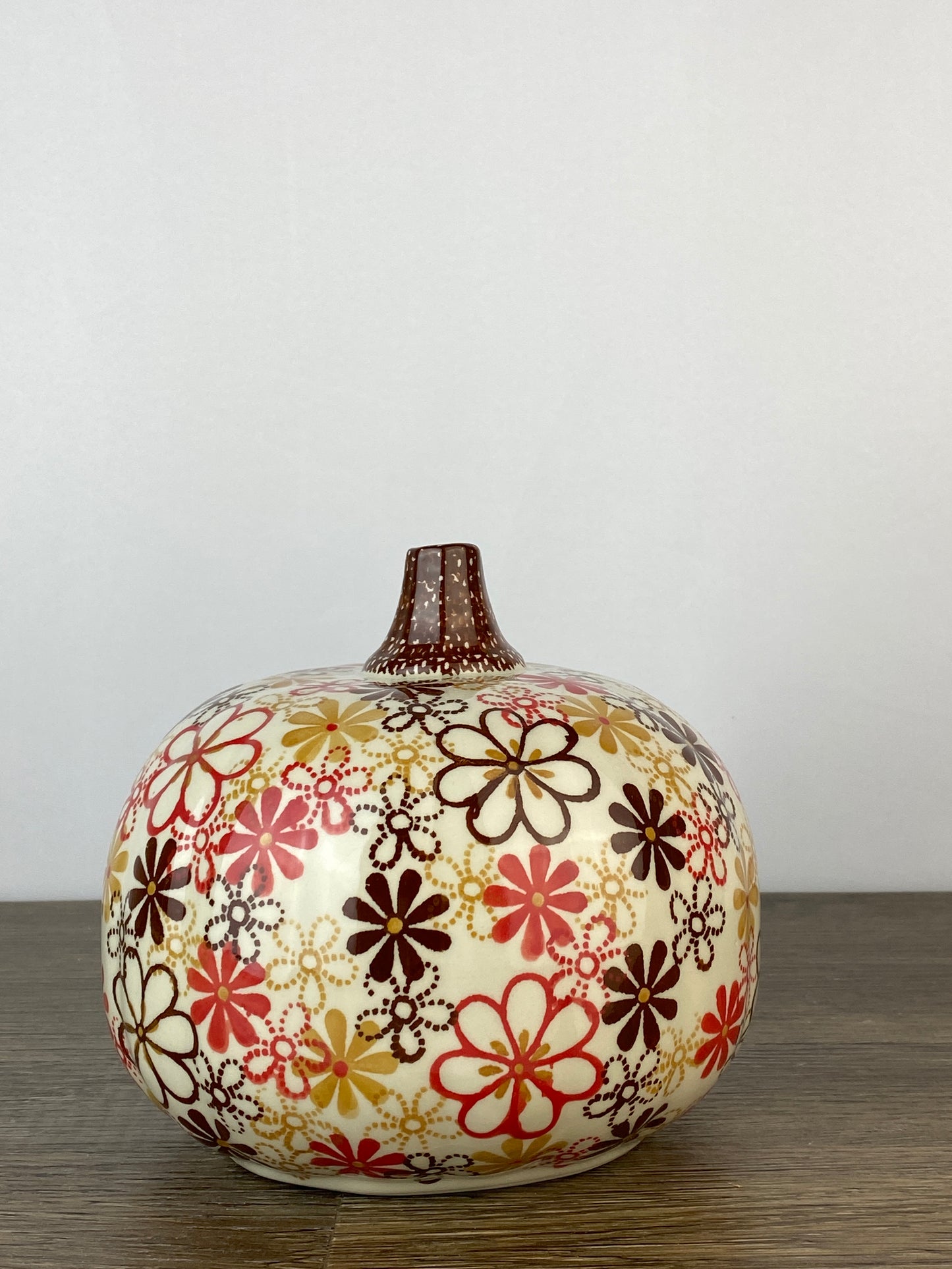 SALE Andy Large Jack-O-Lantern - Retro Flower