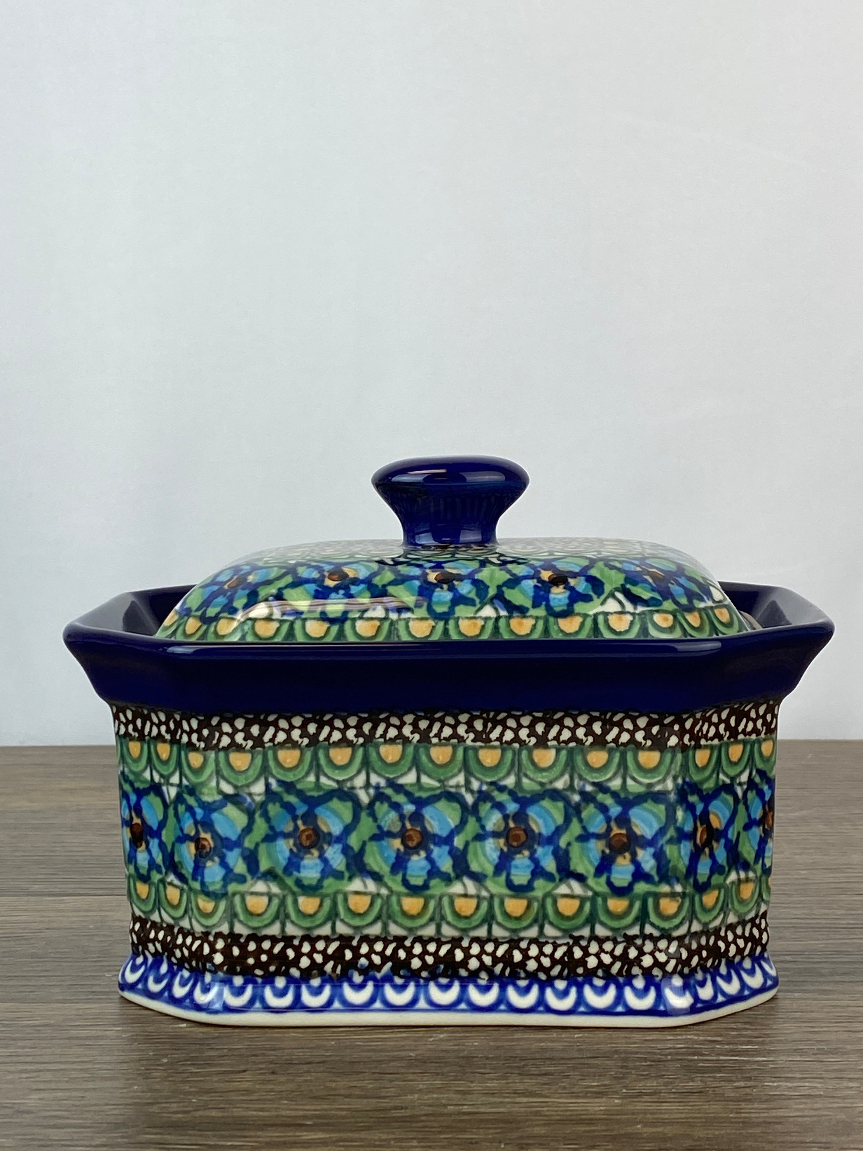 Small Unikat Cake Box - Shape 382 - Pattern U151 – Polish Pottery Westlake