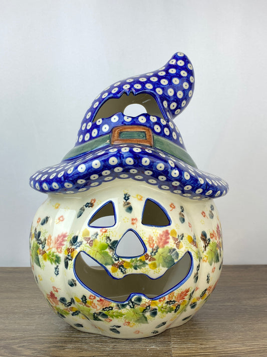 Large Unikat Pumpkin with Hat - Pattern CU497