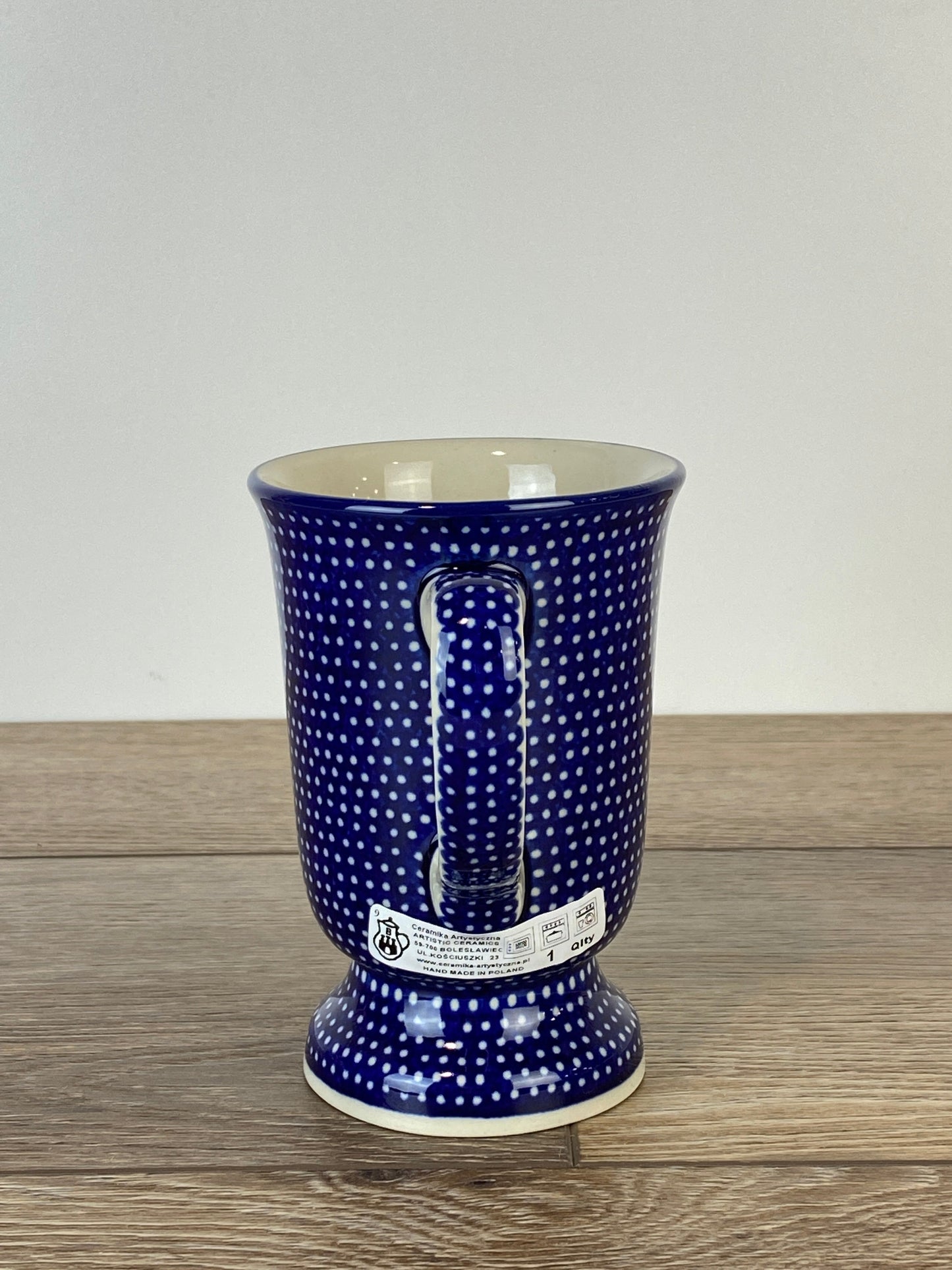 SALE 8oz Unikat Pedestal Mug - Shape 243 - Pattern U1123