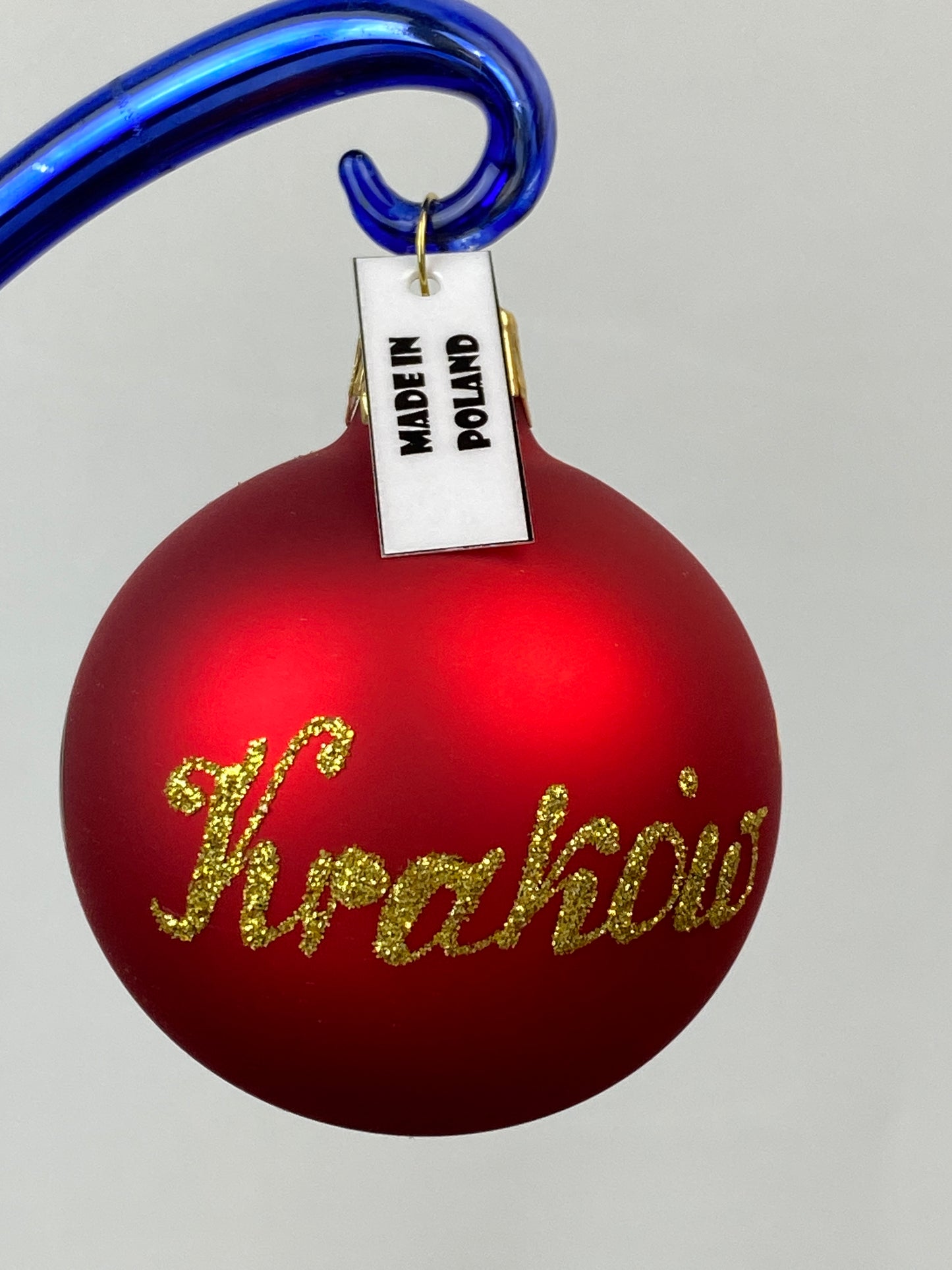 Glass Ball Ornament - Red