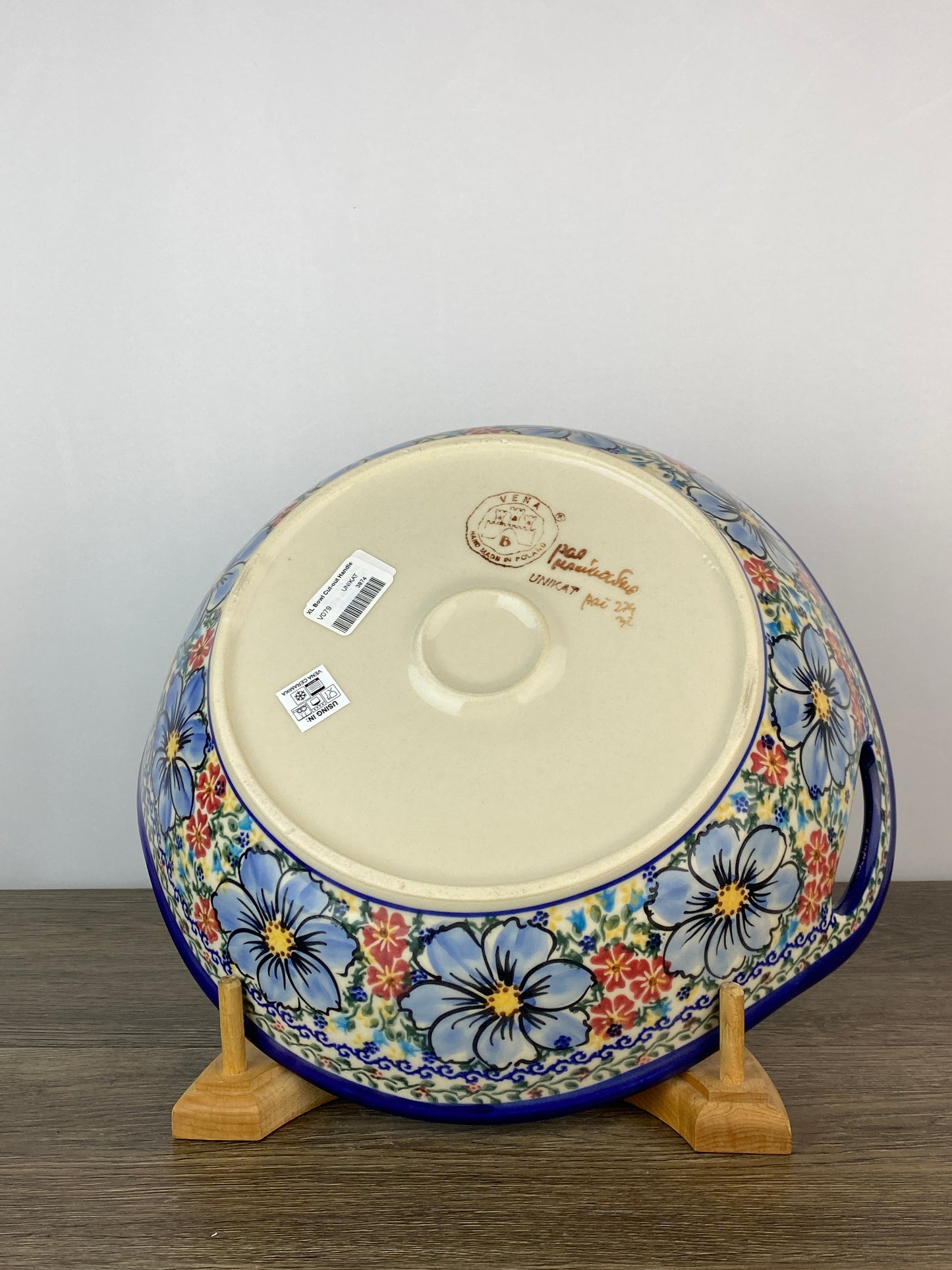 Vena XL Unikat Bowl with Handles - Shape V079 - Pattern A274