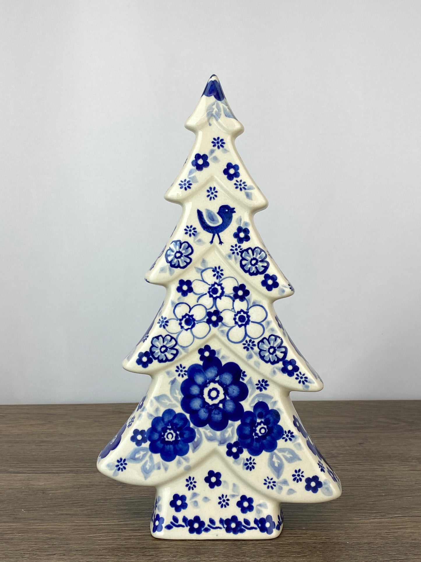 Vena Unikat Tree Figurine - Shape V491 - Blue Folk