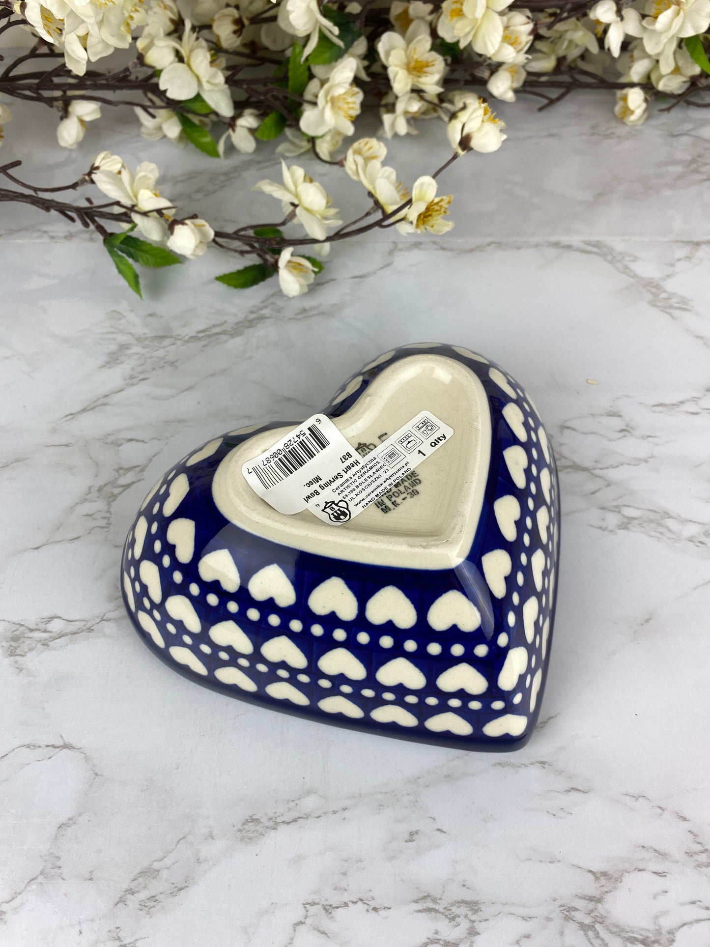 Heart Bowl - Shape B37 - Pattern 375E