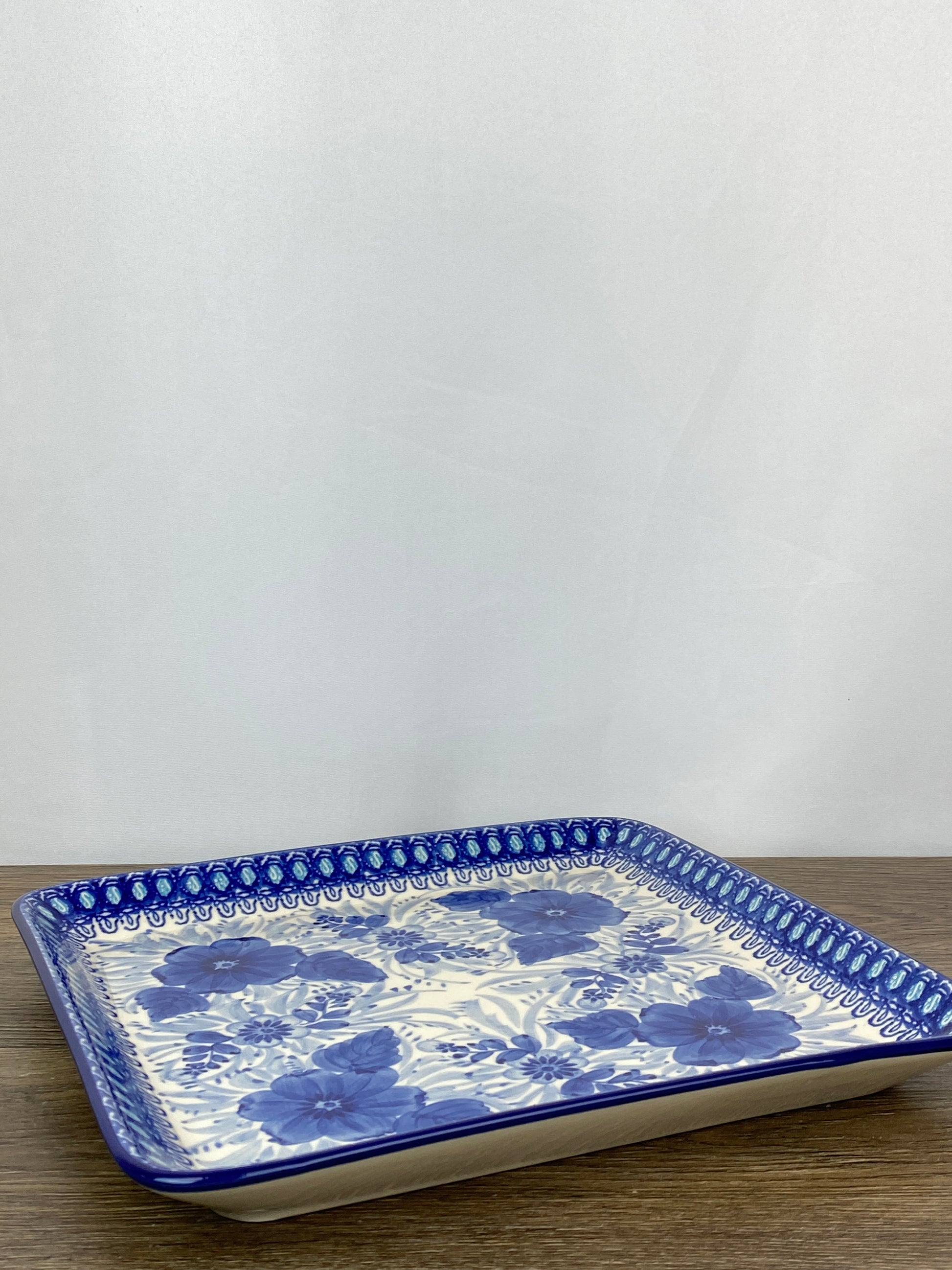 Square Unikat Platter - Shape 583 - Pattern U214 – Polish Pottery Westlake