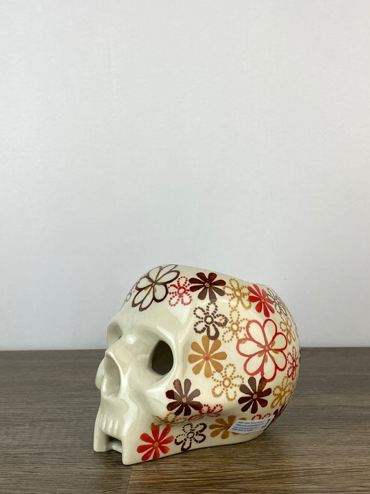 Votive Skull - Retro Flower