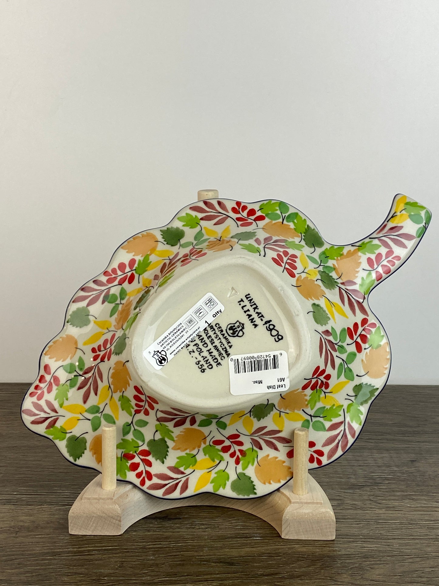 SALE Unikat Leaf Dish - Shape A61 - Pattern U4909