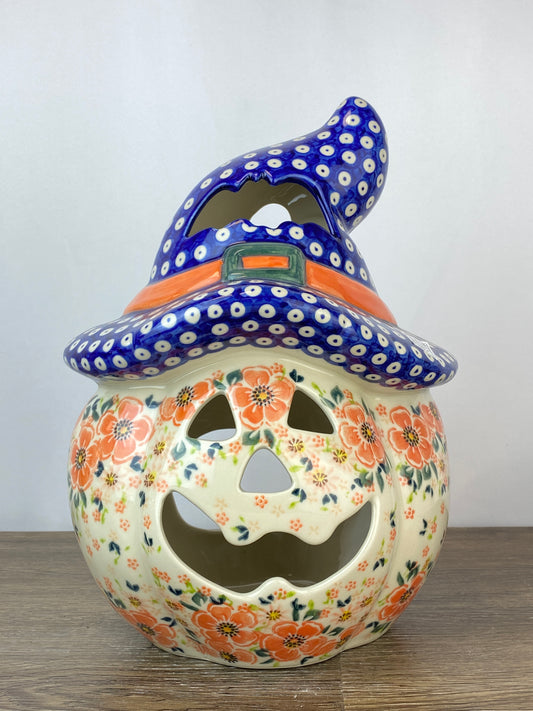 Large Unikat Pumpkin with Hat - Pattern U500