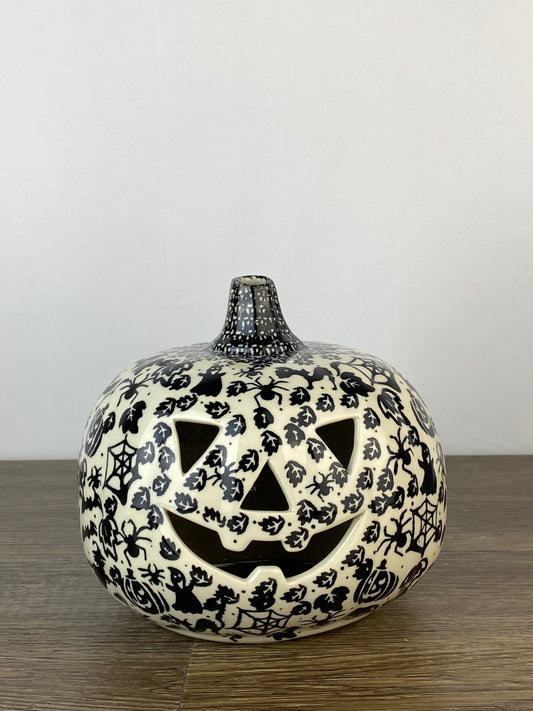 Andy Large Jack-O-Lantern - Spooky Black and White