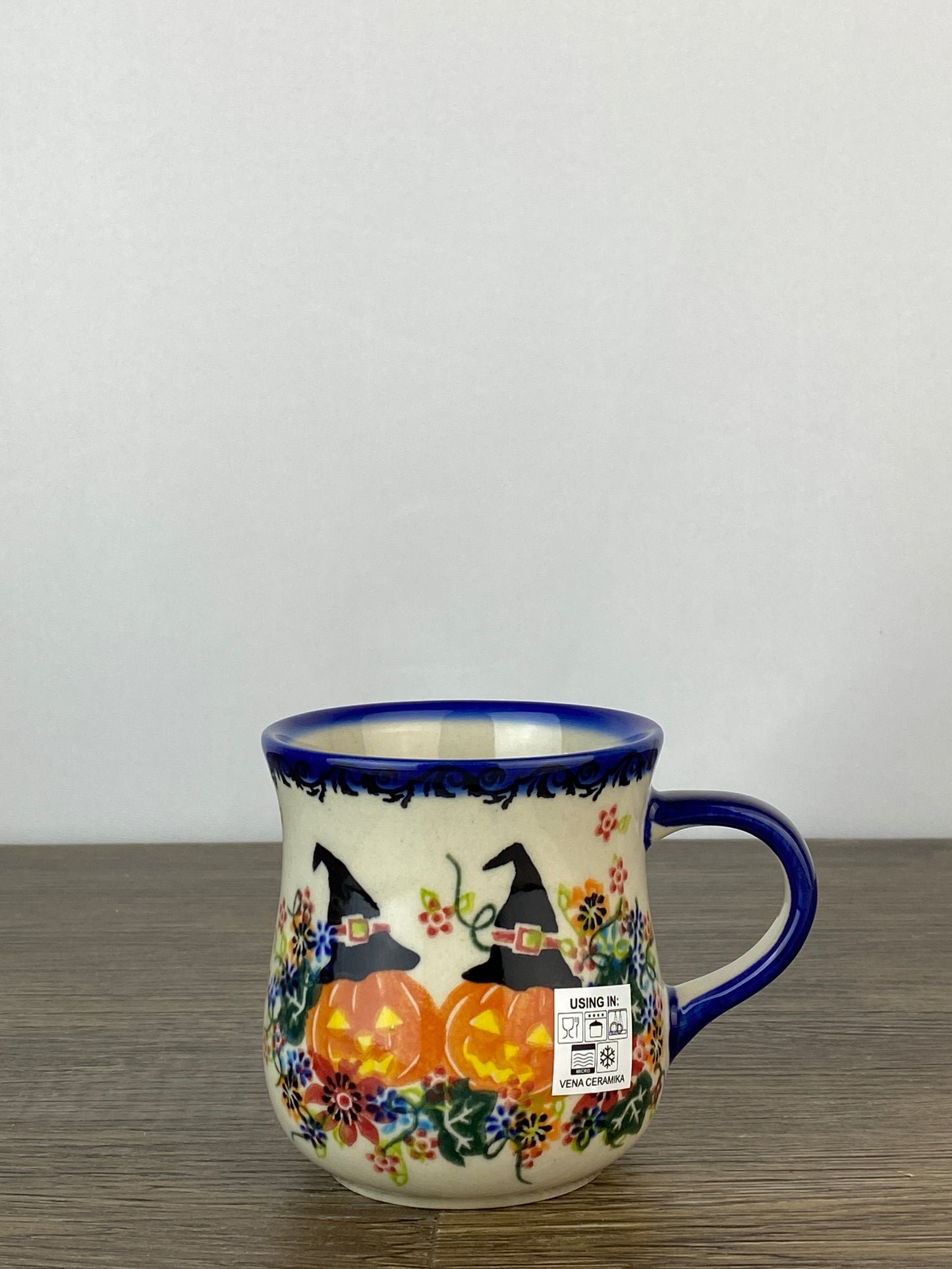 Vena Unikat 8oz Mug - Shape V053 - Jolly Jack O' Lanterns