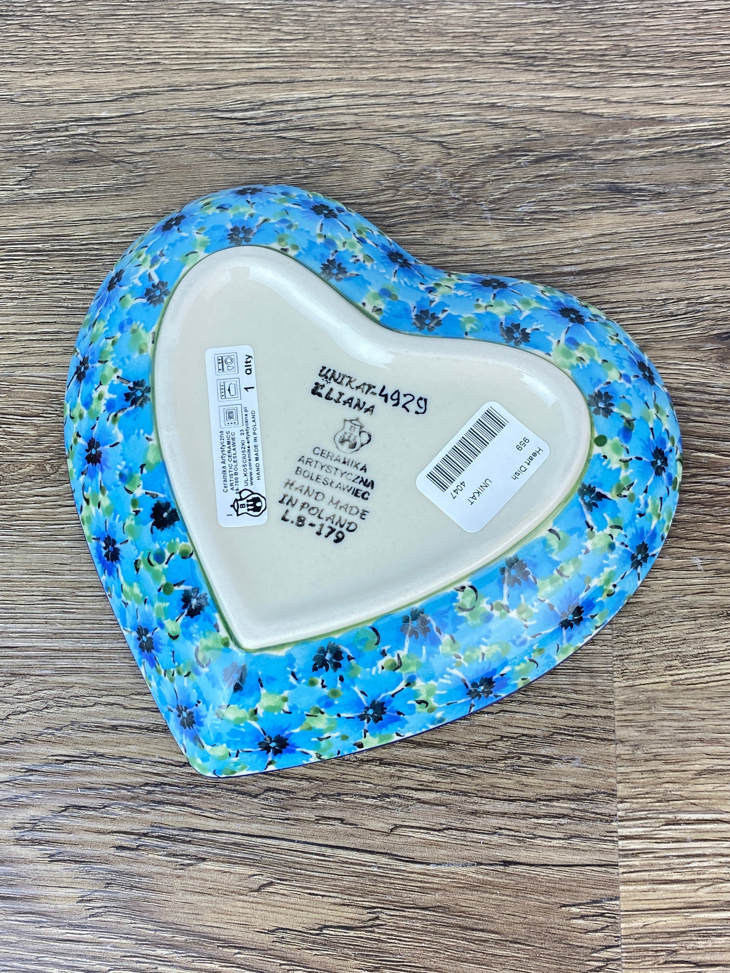 Medium Unikat Heart - Shape 959 - Pattern U4929
