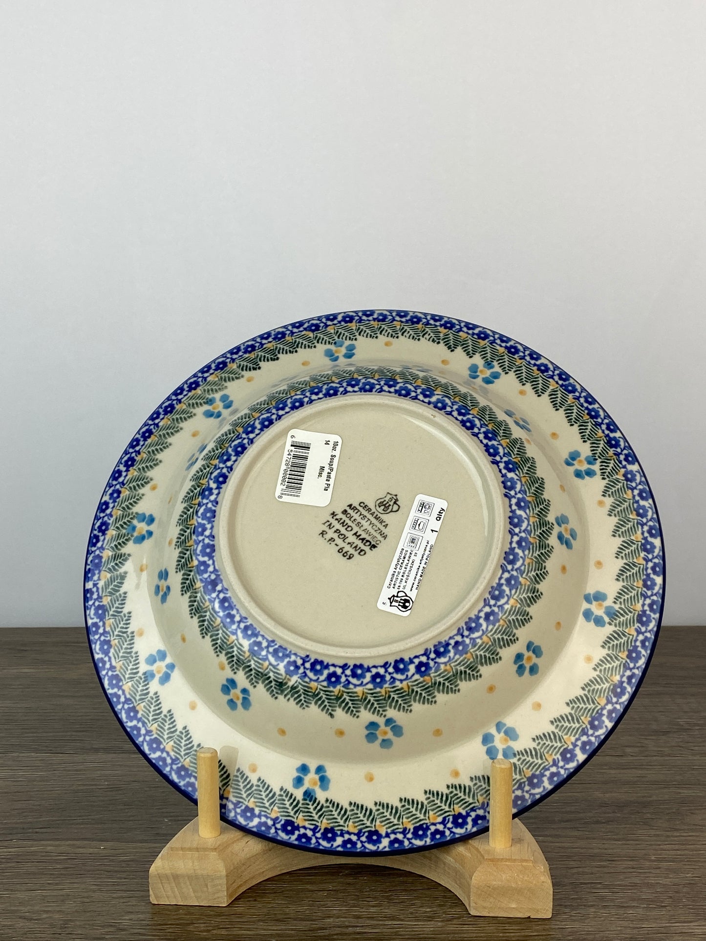 Soup / Pasta Plate - Shape 14 - Pattern 2276