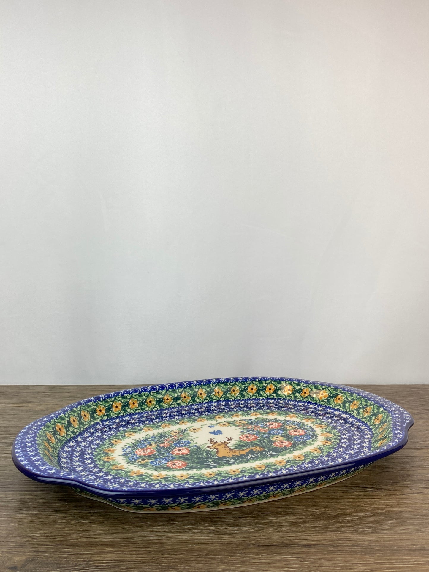 SALE Unikat Platter With Handles - Shape 684 - Pattern U2974