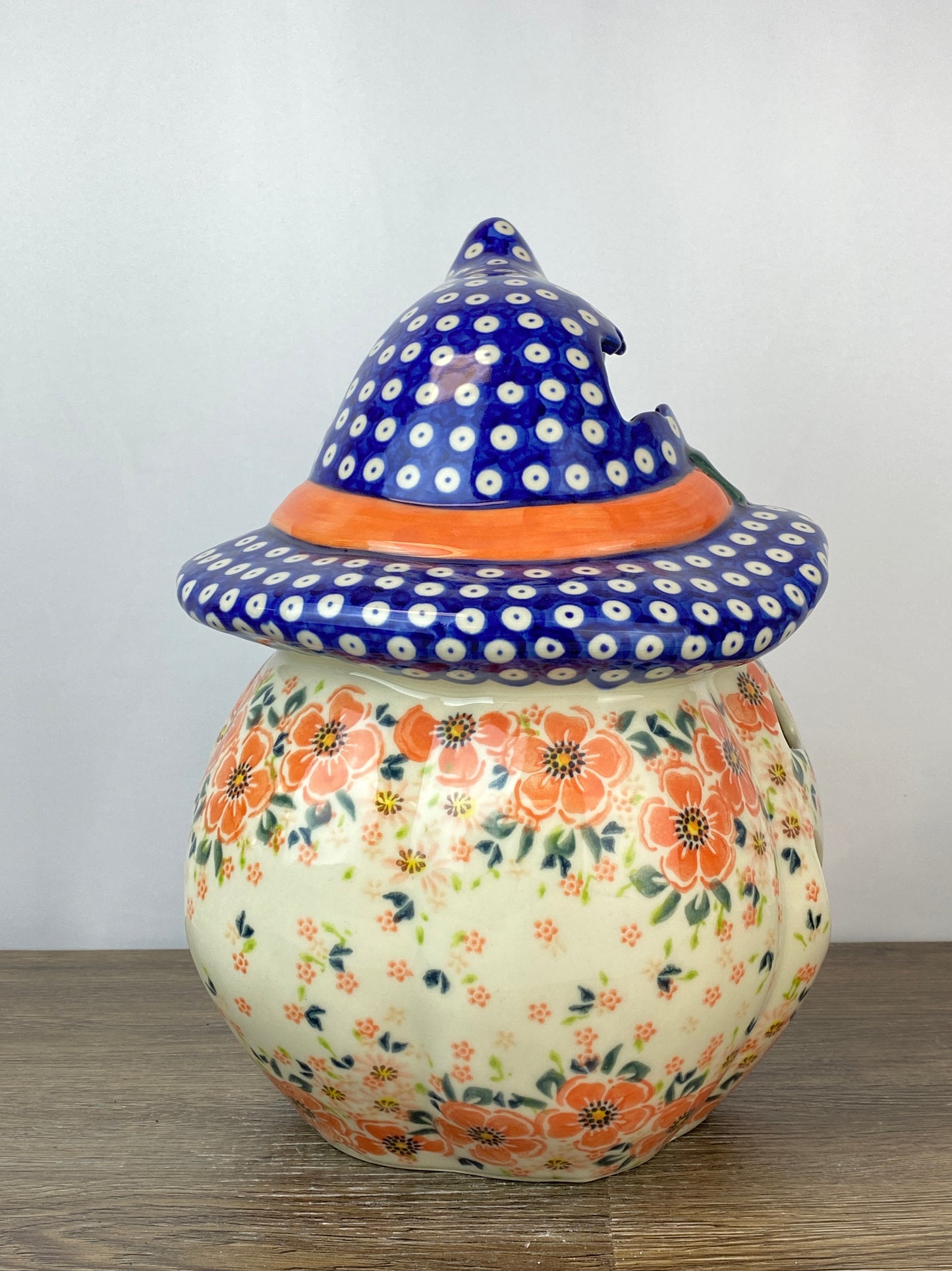 Large Unikat Pumpkin with Hat - Pattern U500