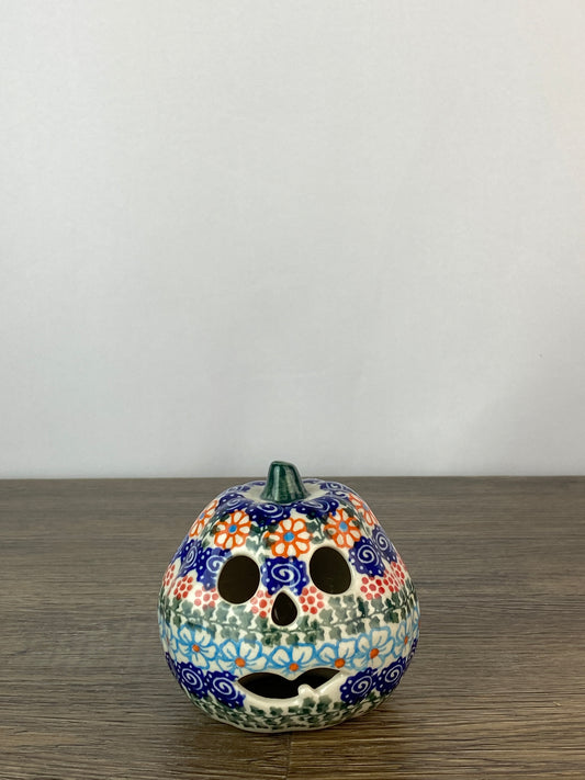Little Jack-O-Lantern - Squat Bottom Tooth - Colorful Floral