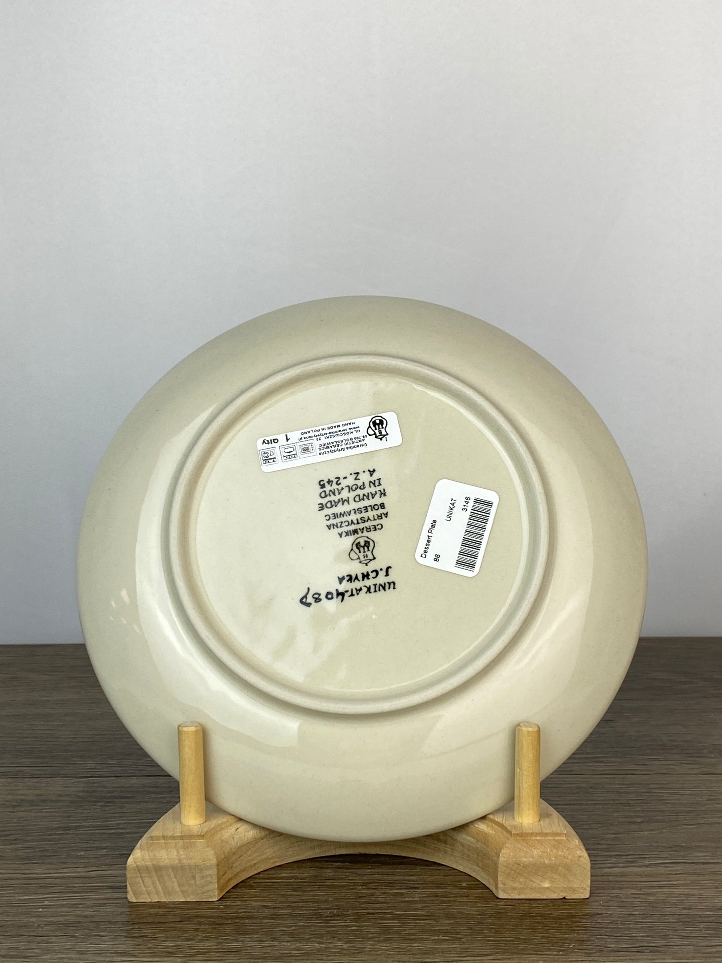 8" Unikat Dessert Plate - Shape 86 - Pattern U408D