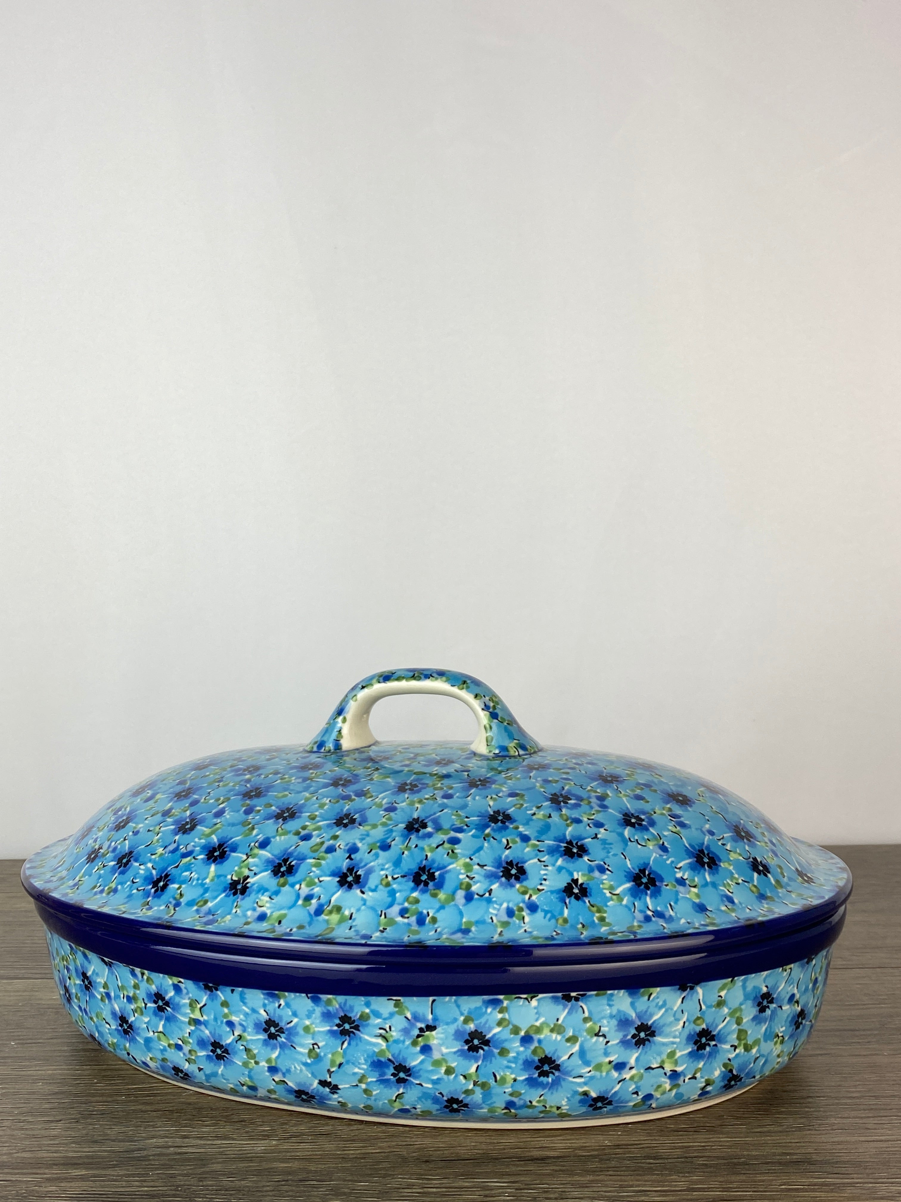 Roaster Pattern Large Unikat Covered Roaster - Shape A18 - Pattern U4929 – Polish ...