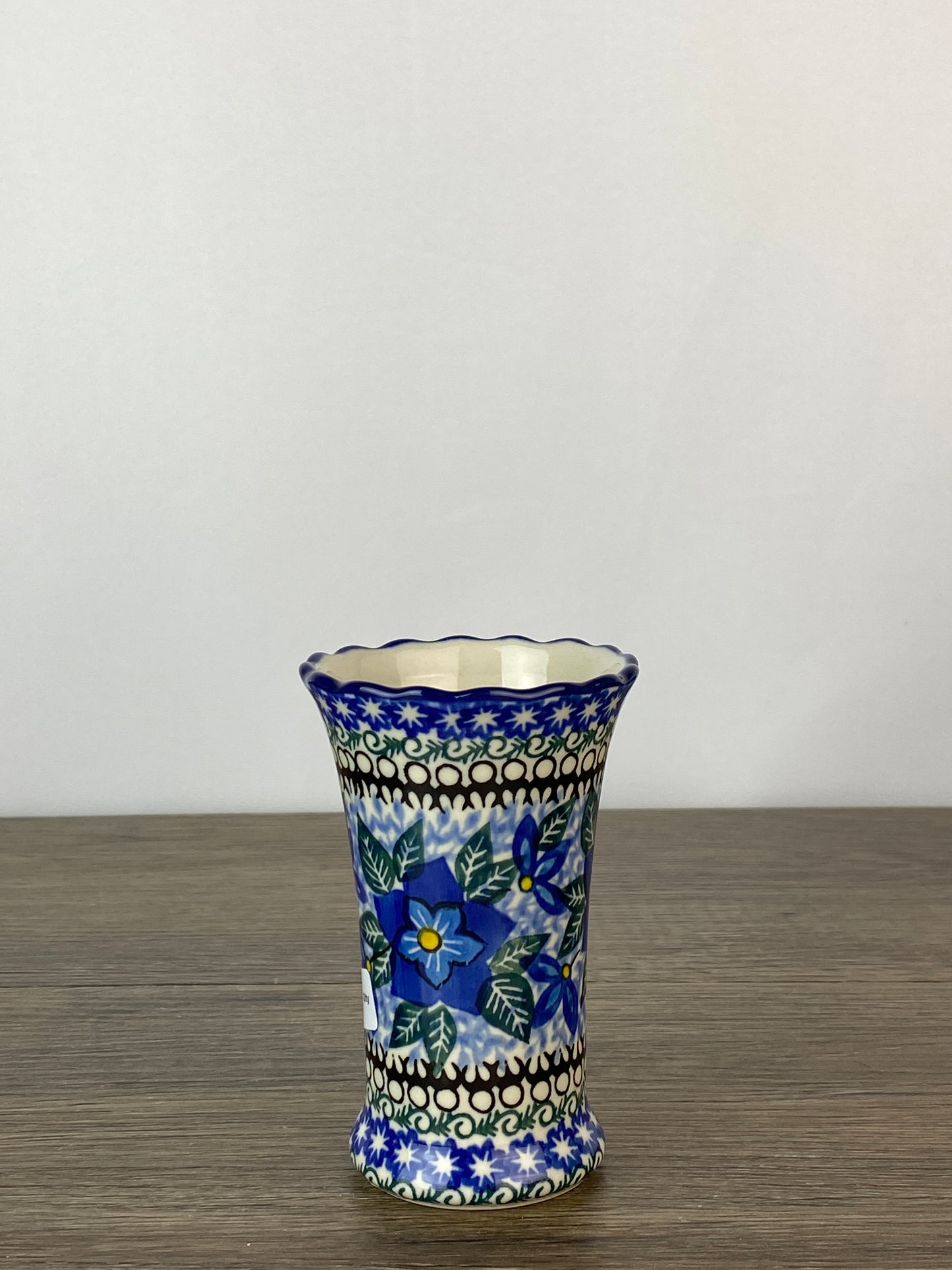 Ruffled Unikat Bud Vase - Shape 127 - Pattern U1864