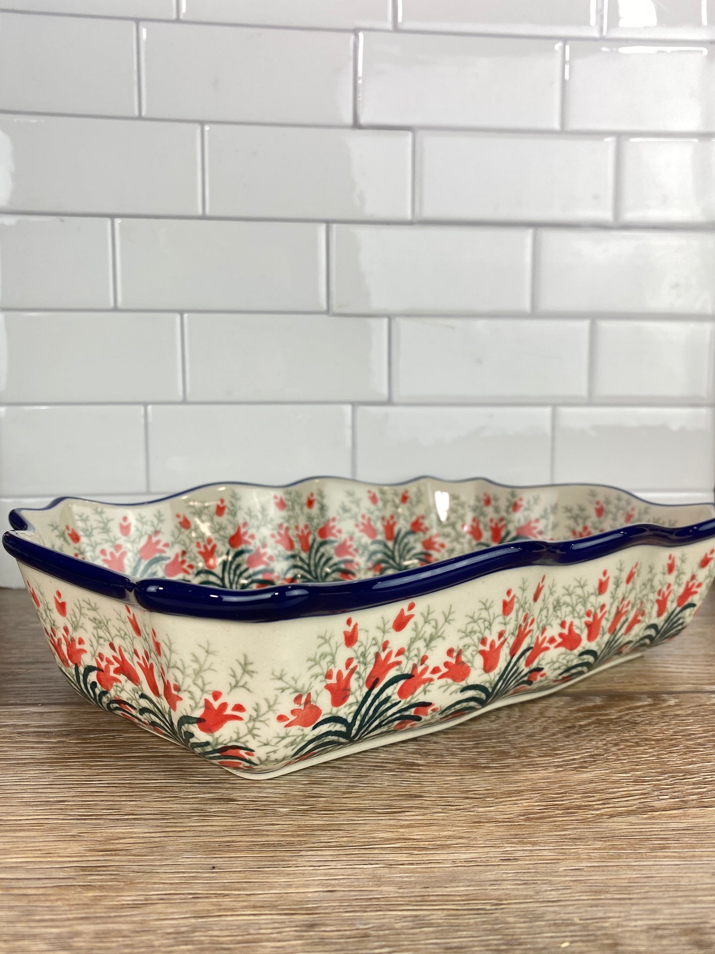 Fancy Rectangular Baker / Bowl - Shape A51 - Pattern 1437