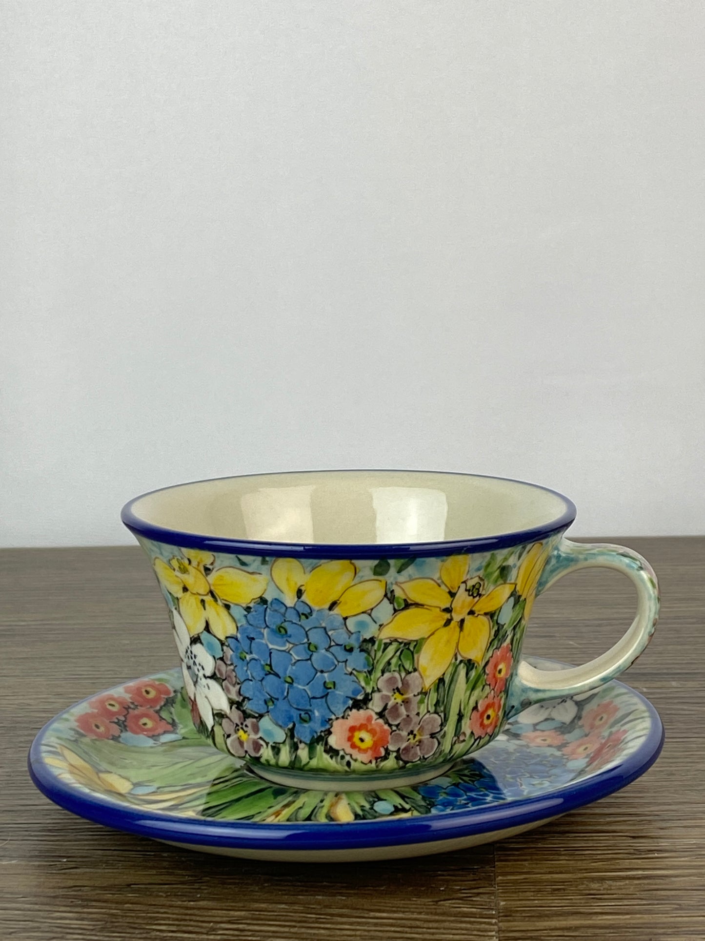 Teresa Liana Limited Edition Cup and Saucer - Shape F76 - Pattern L998 - A
