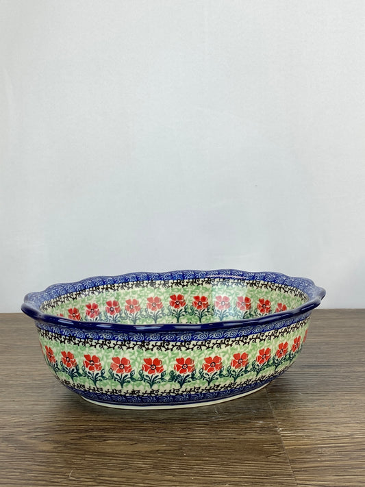 Scalloped Oval Bowl - Shape D78 - Pattern 1916