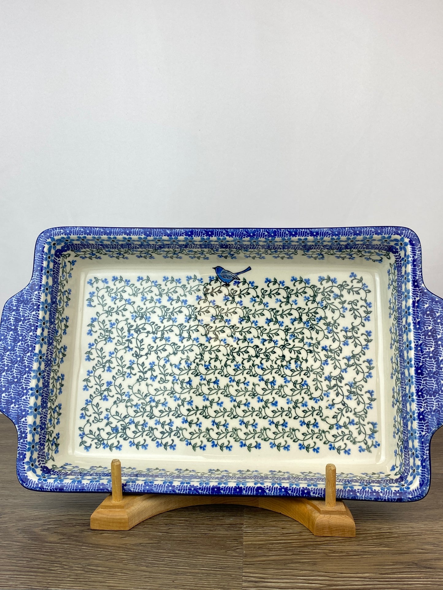 Large Rectangular Baker with Handles - Shape A56 - Pattern 1932