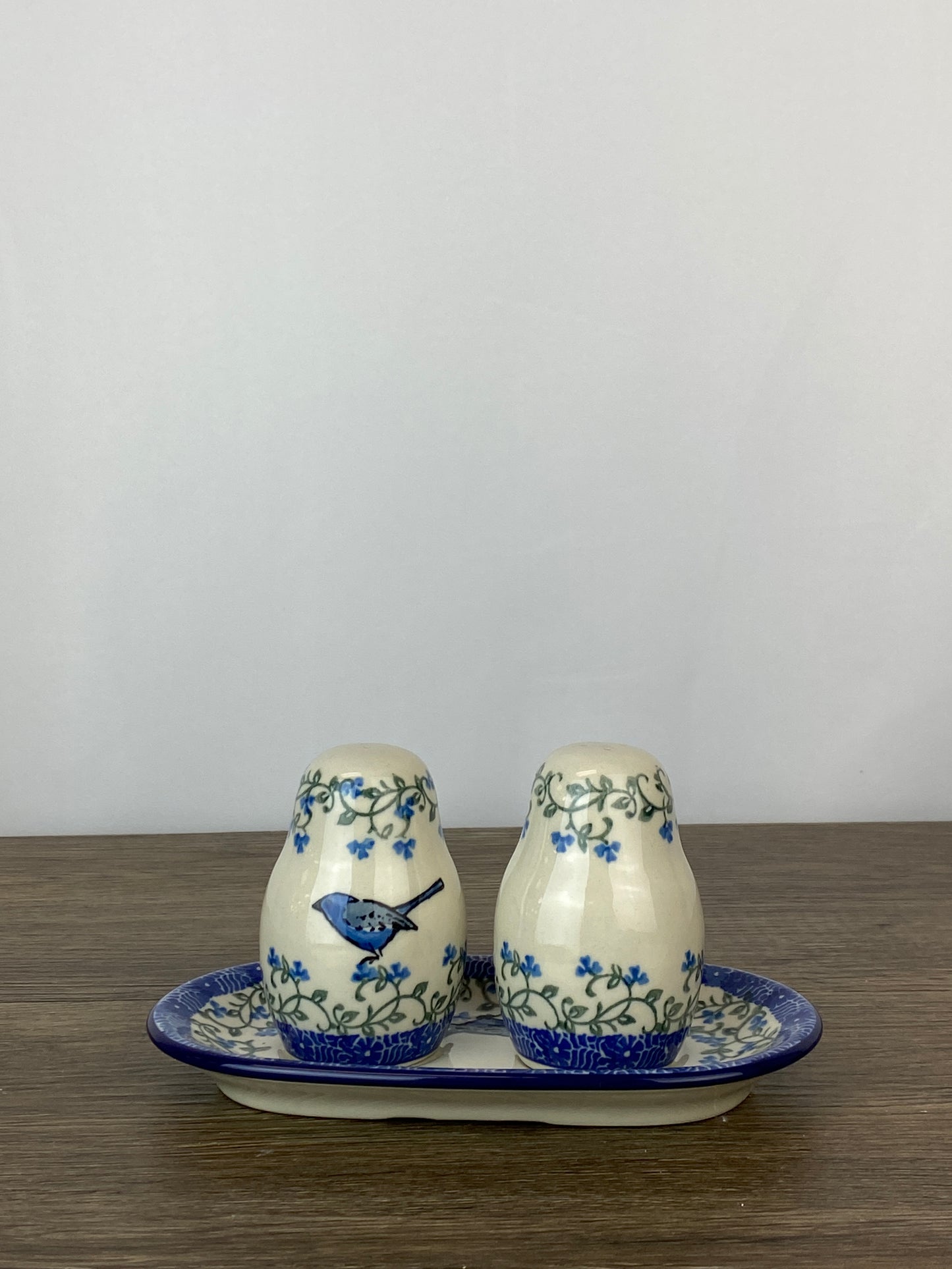 Salt and Pepper Set with Tray - Shape 131 - Pattern 1932
