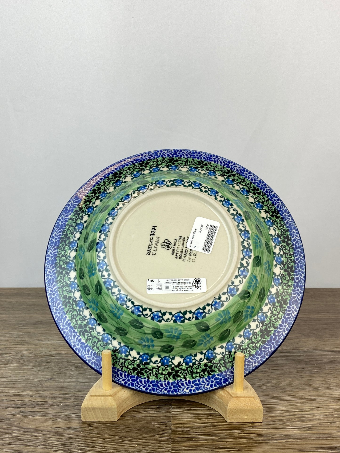 Unikat Soup / Pasta Plate - Shape 14 - Pattern U3271