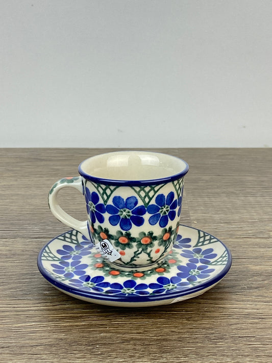 Espresso Cup and Saucer - Shape B10 - Pattern 854A
